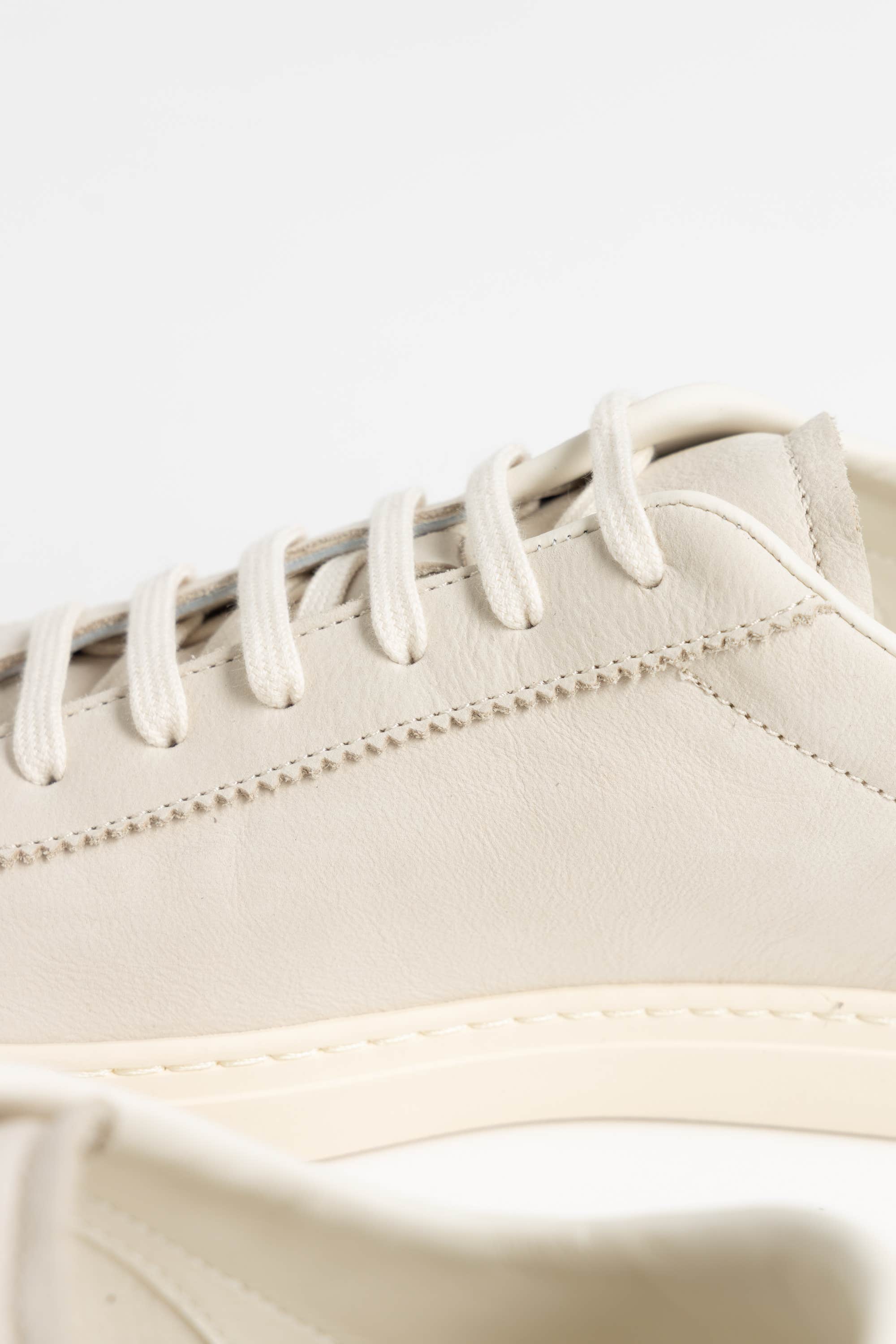 Light Beige Tennis Low Top Sneakers