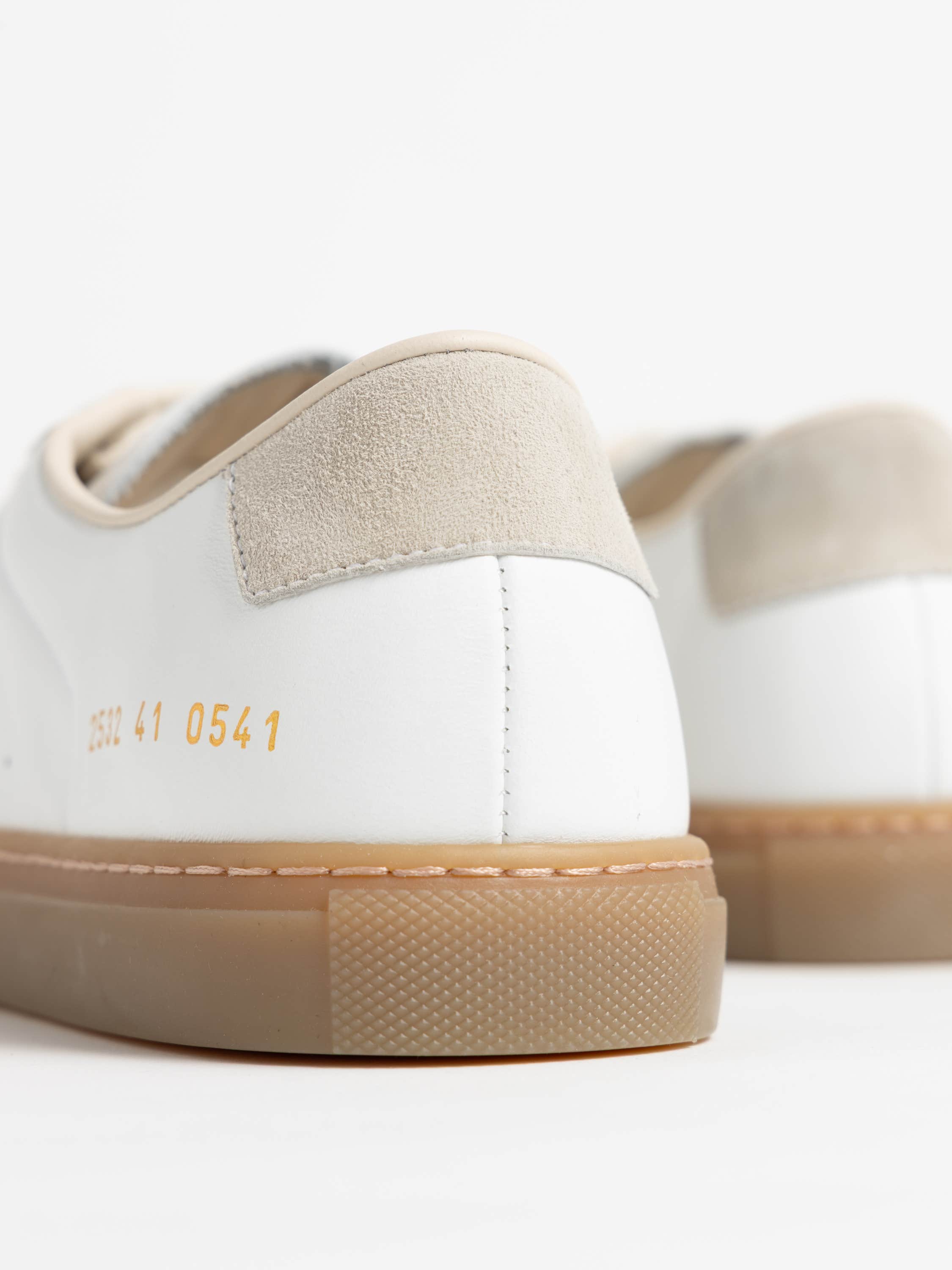 White Bball Suede-Trimmed Leather Sneakers