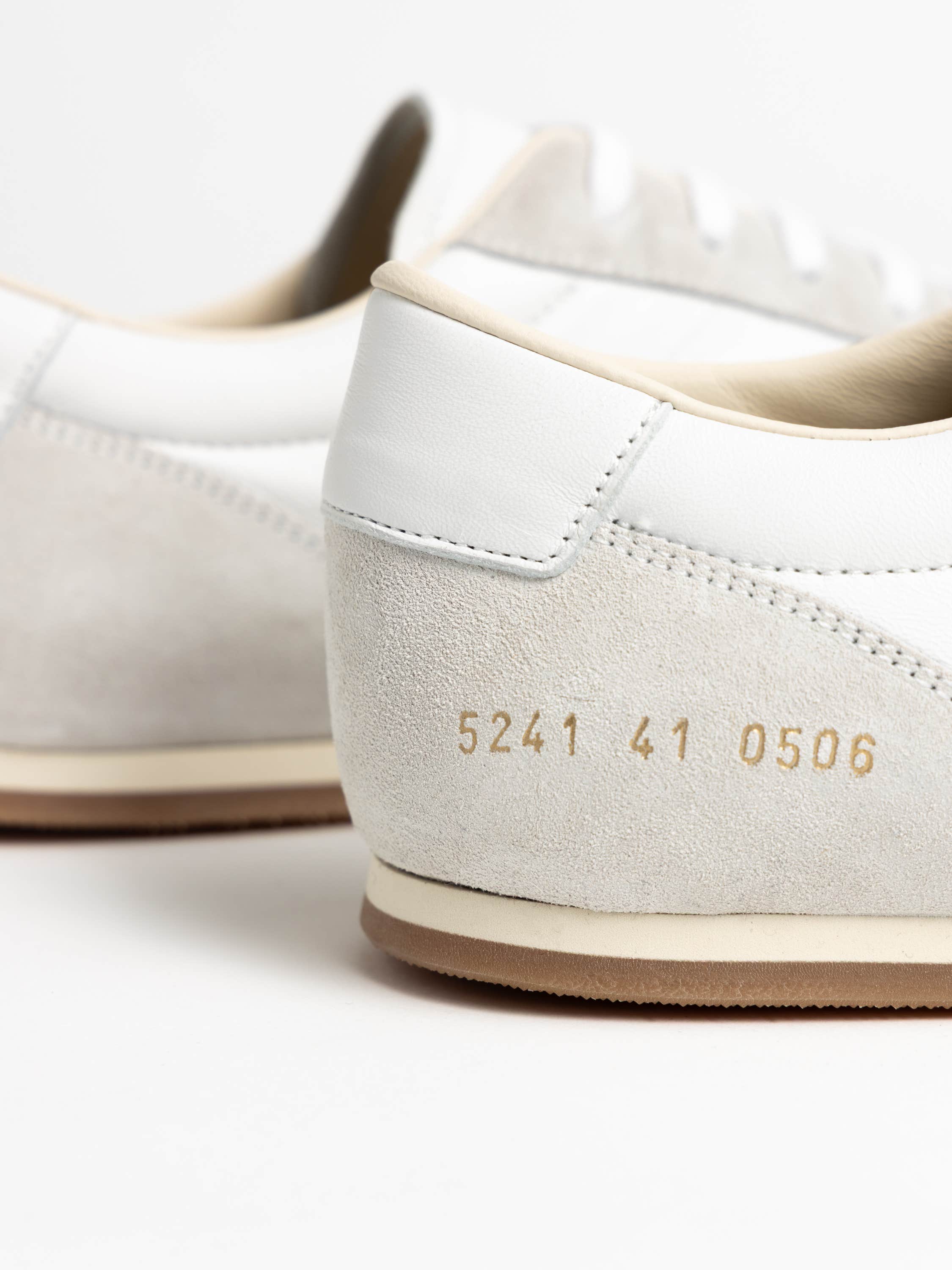 White Minimal Runner Lace-Up Sneakers