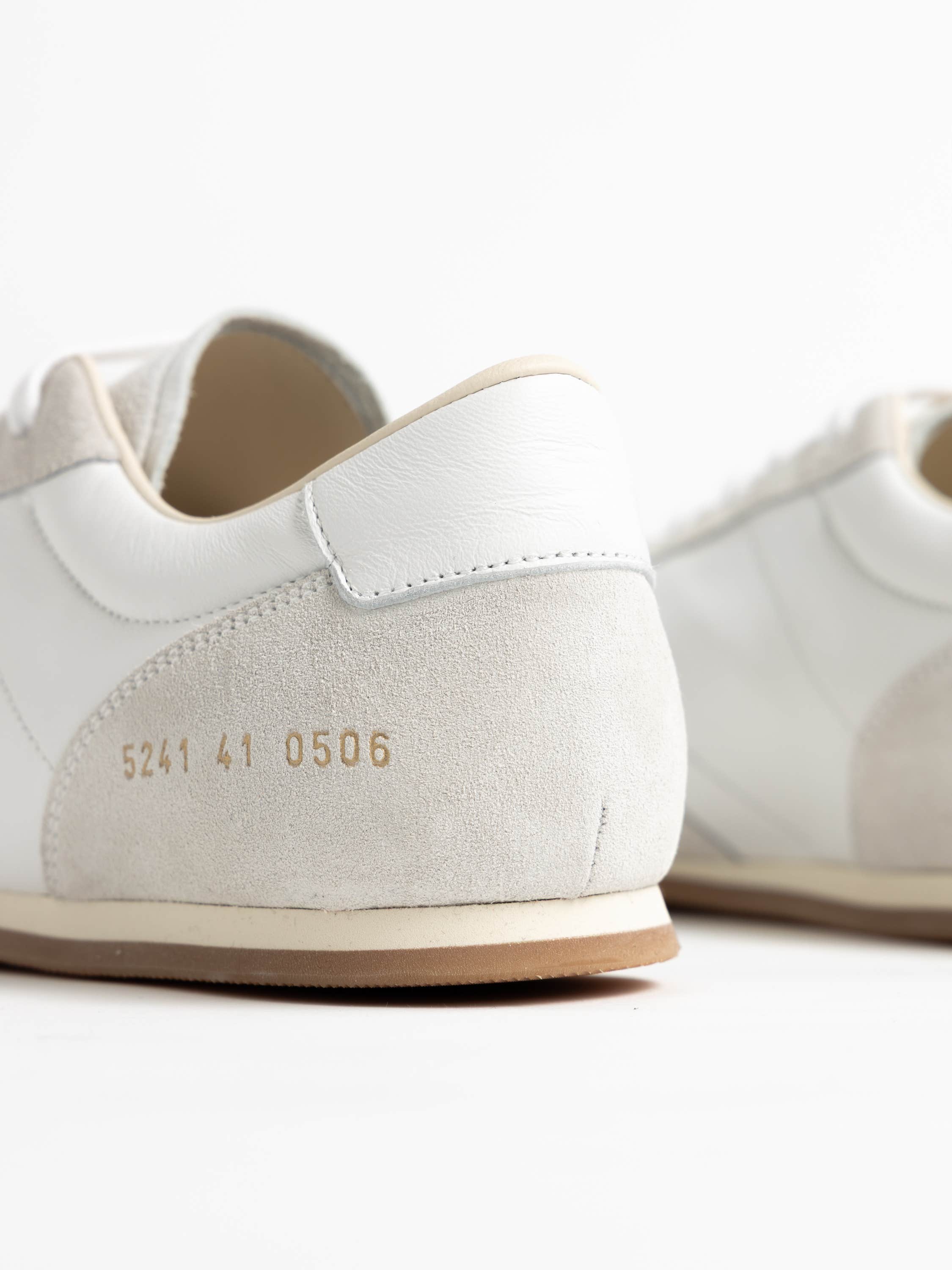 White Minimal Runner Lace-Up Sneakers