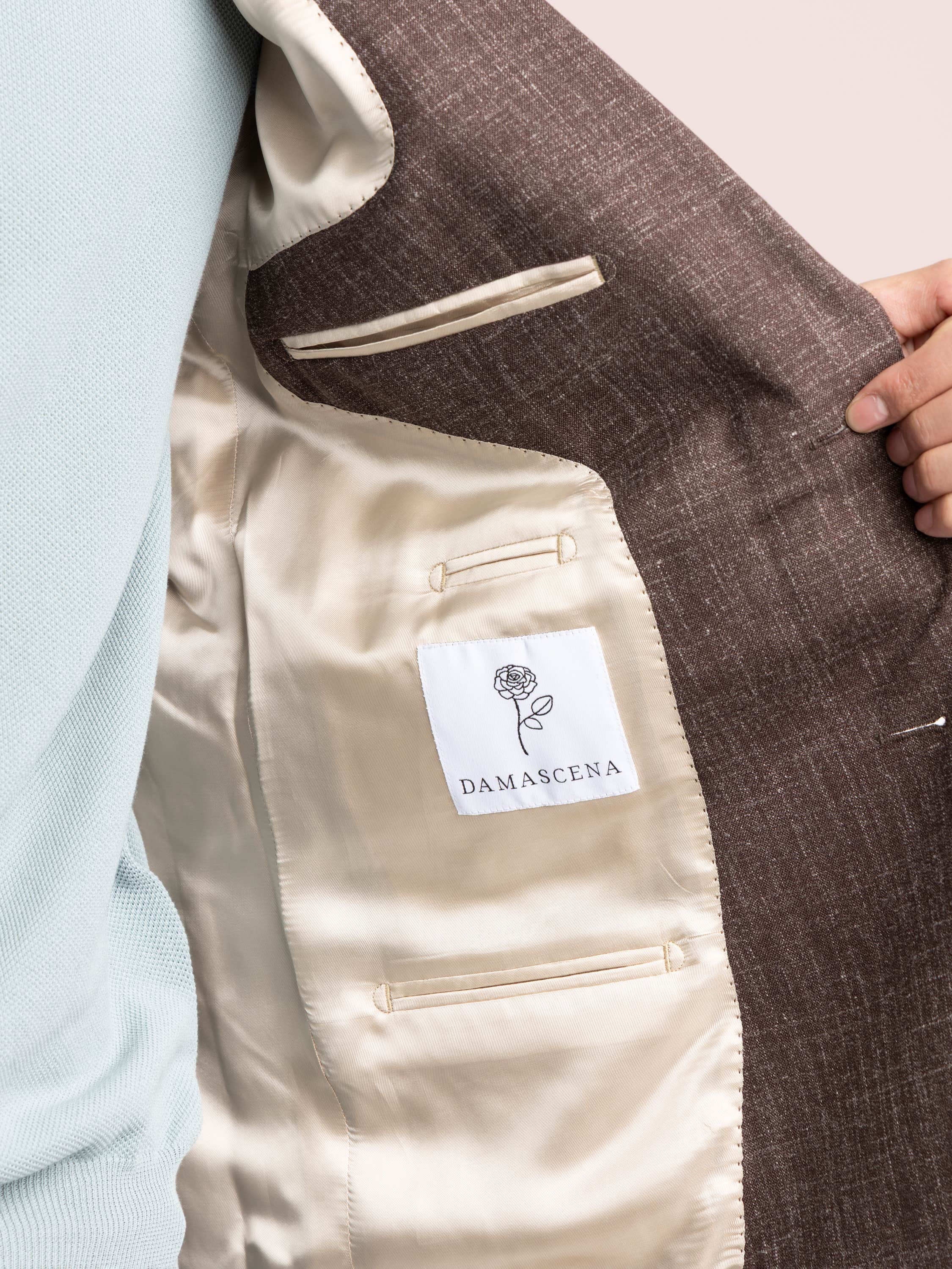 Brown Textured Sport Jacket