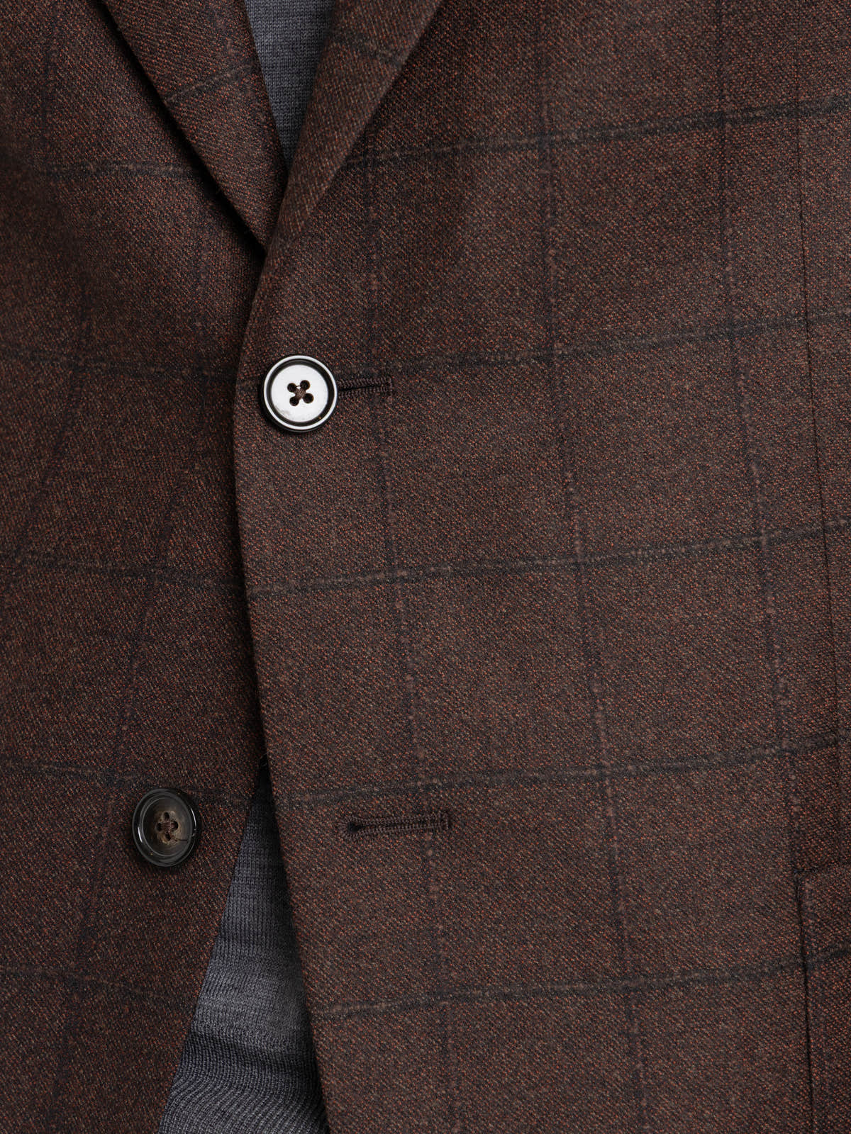 Brown Windowpane Sport Jacket