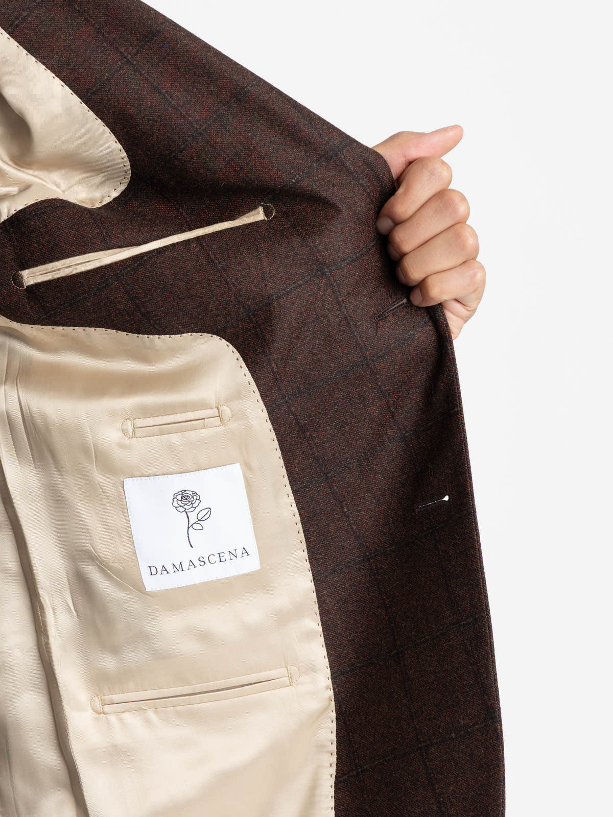 Brown Windowpane Sport Jacket