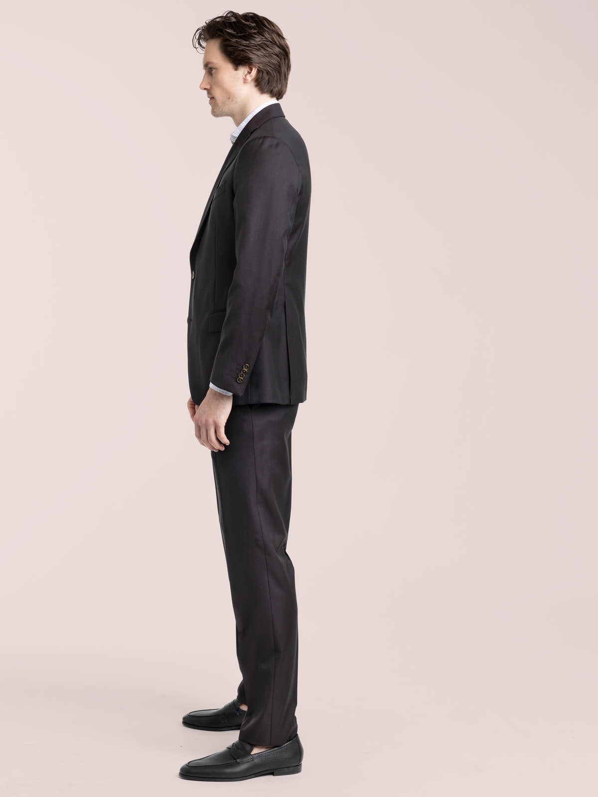 Dark Brown Wool Suit