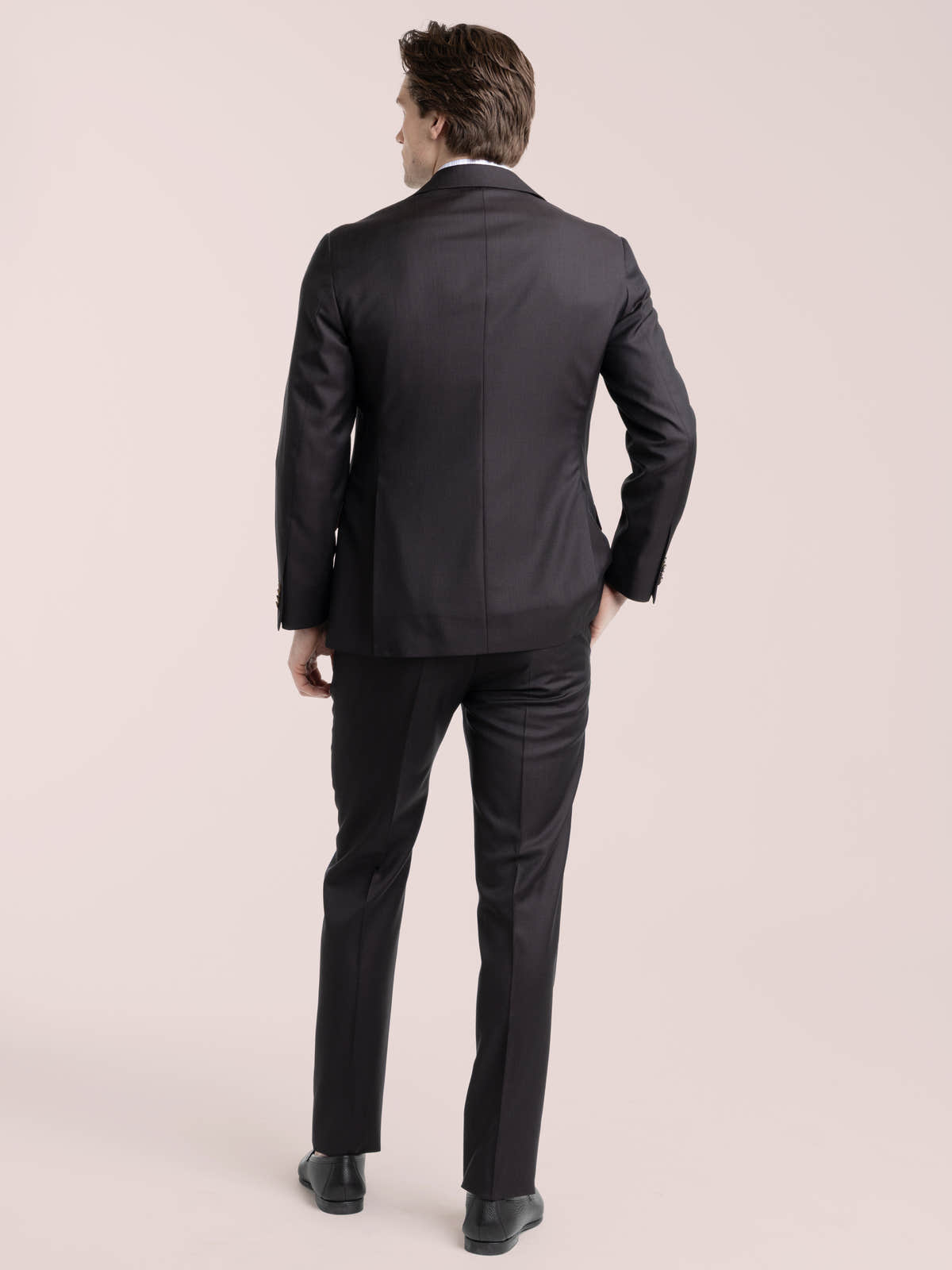 Dark Brown Wool Suit