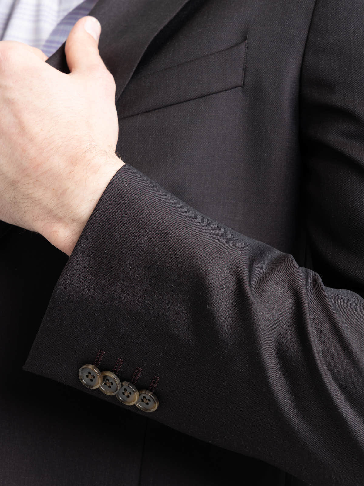 Dark Brown Wool Suit