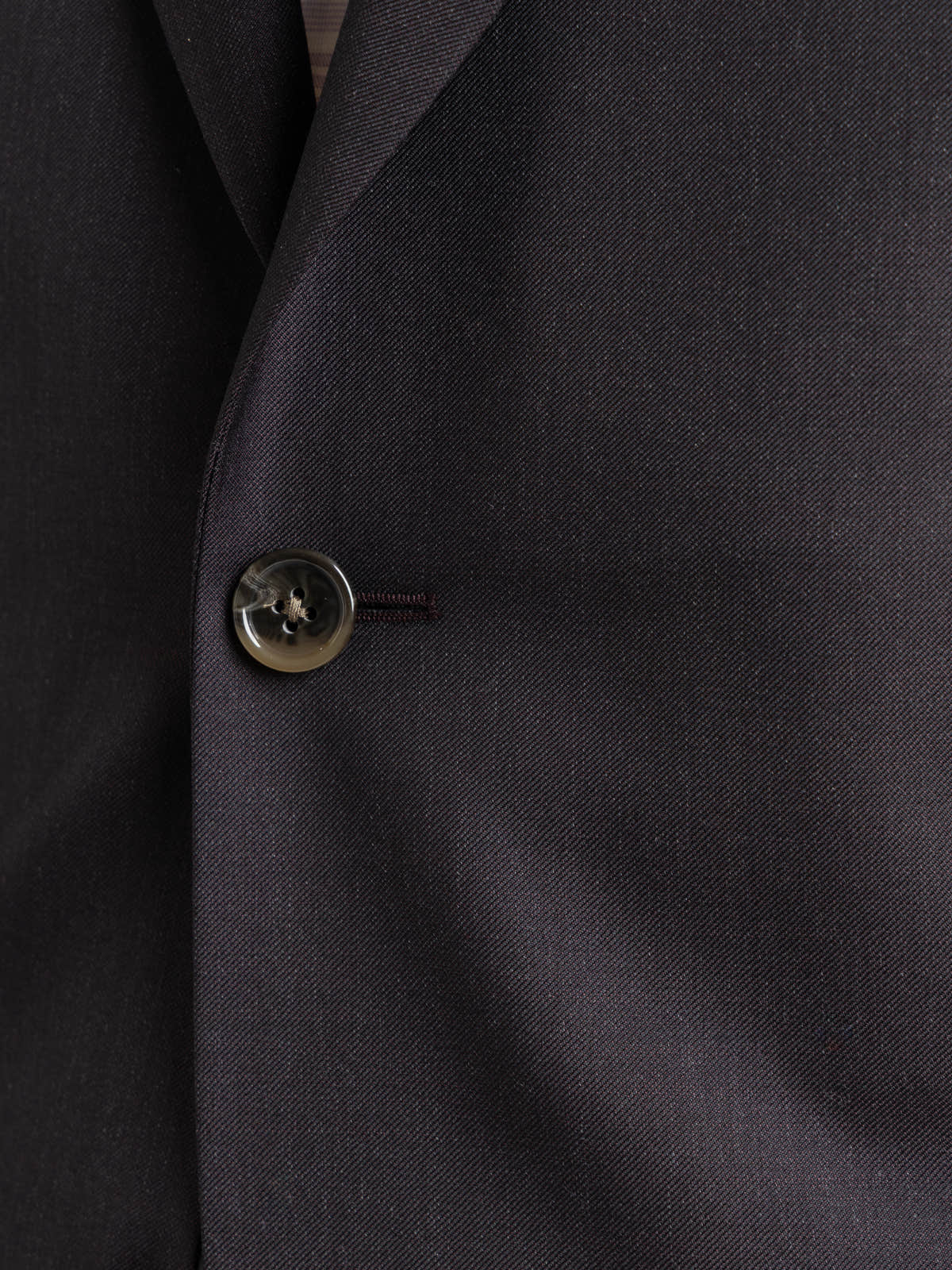 Dark Brown Wool Suit