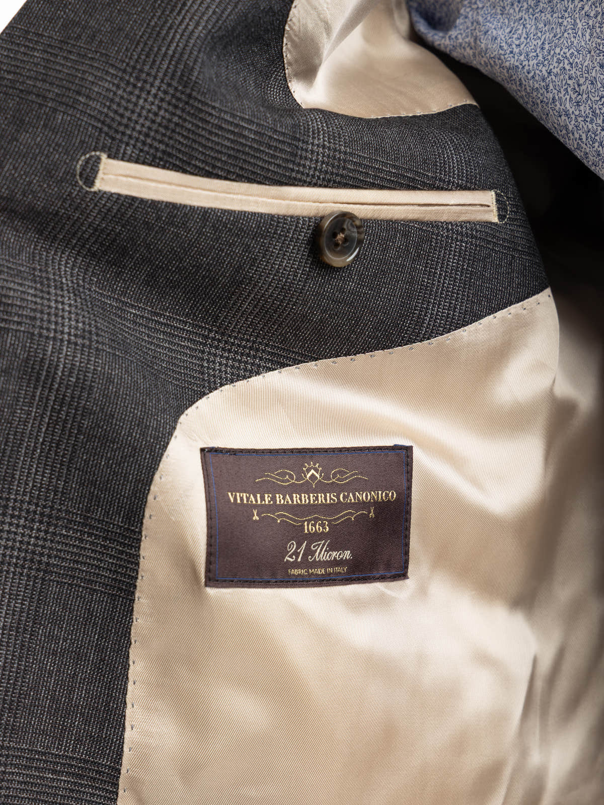 DARK GREY CHECK WOOL SUIT