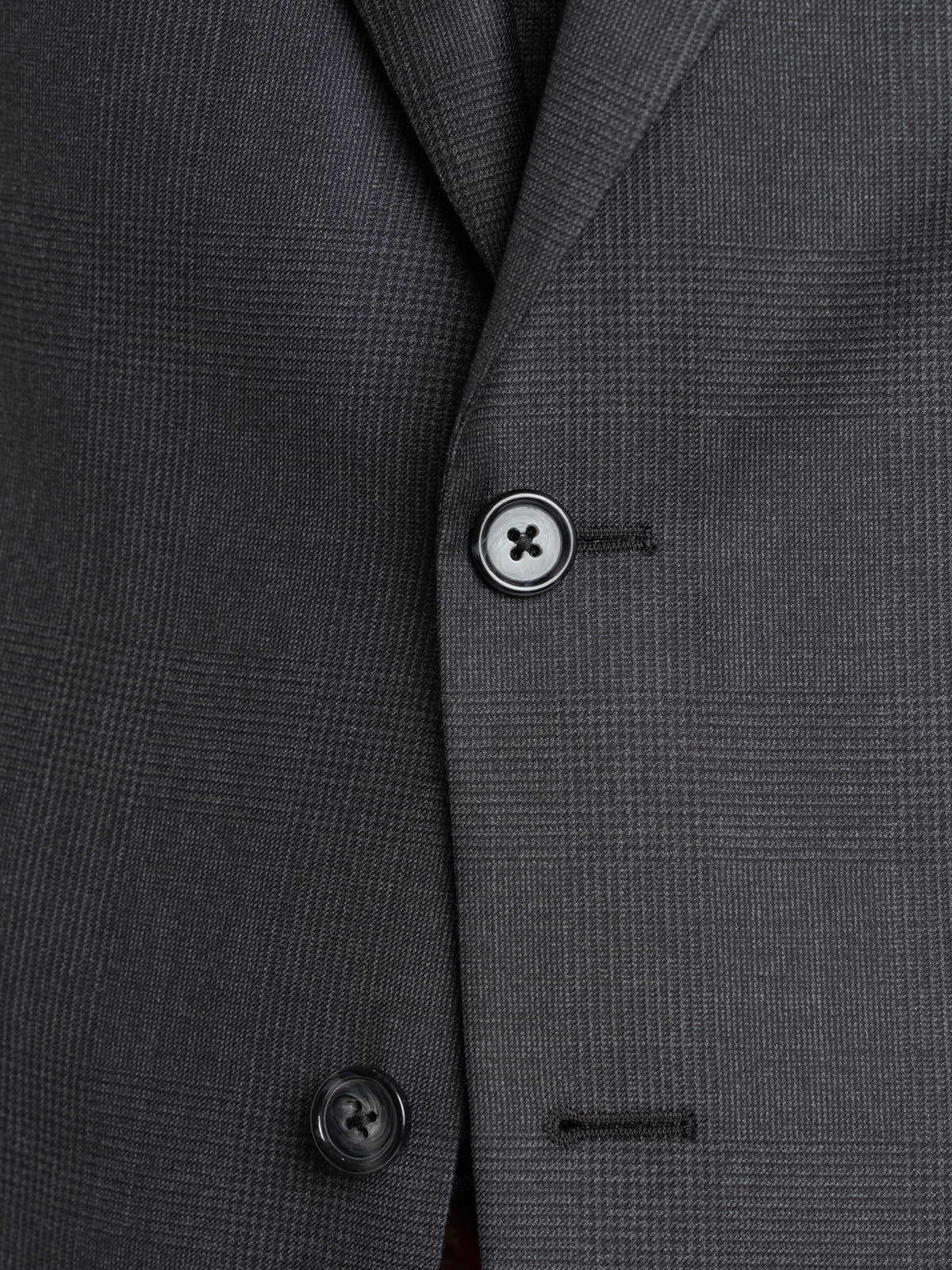 Grey Micro-Textured Tailored Suit