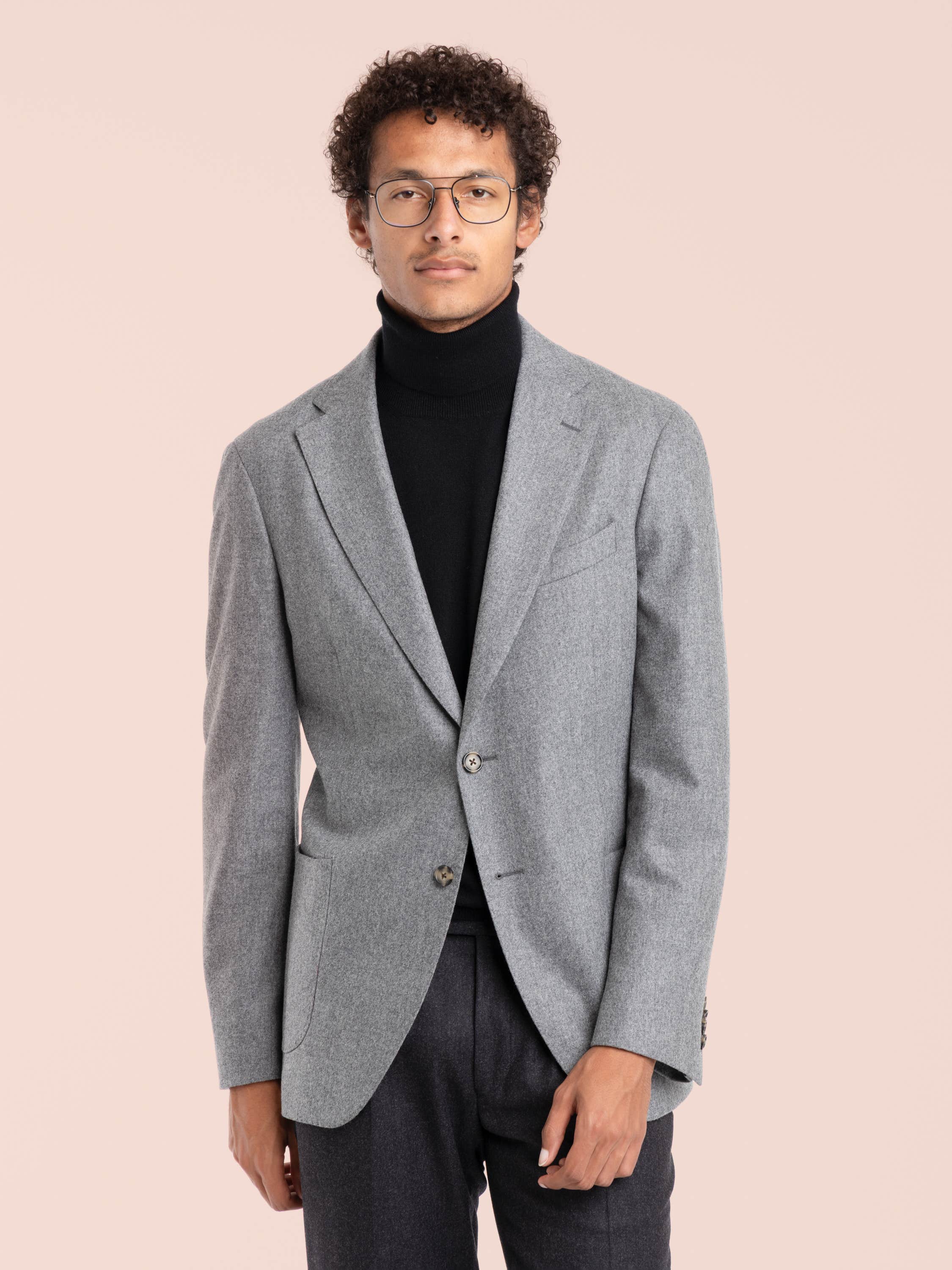 Grey Wool Sport Jacket