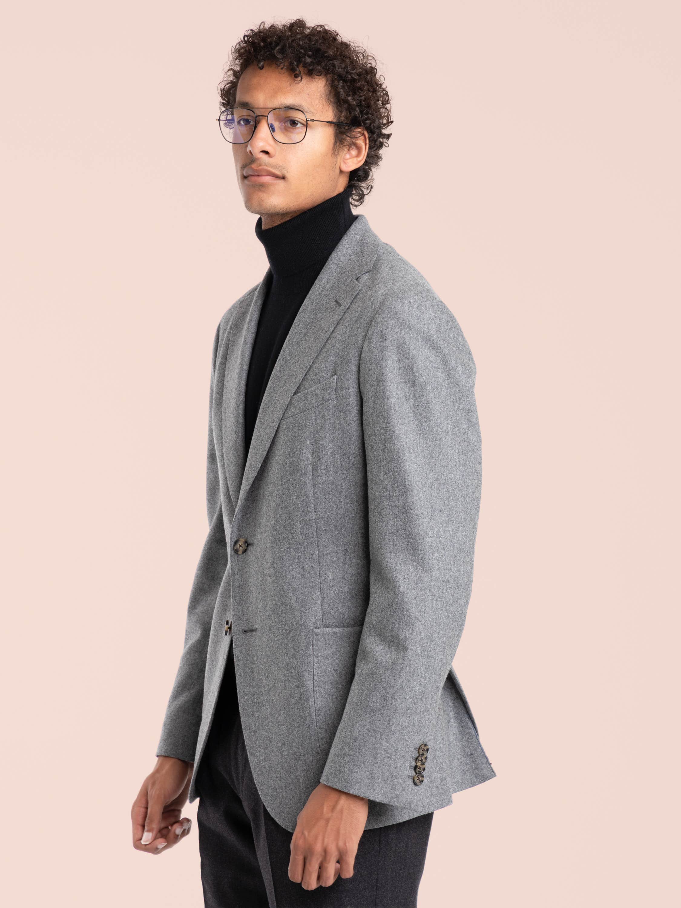 Grey Wool Sport Jacket