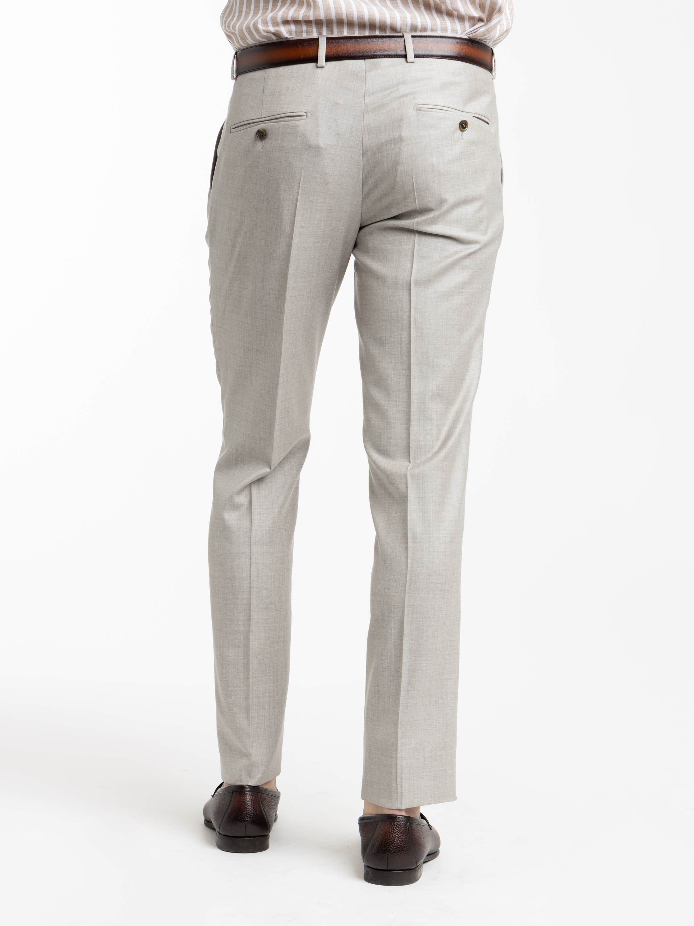 Grey Wool Trousers