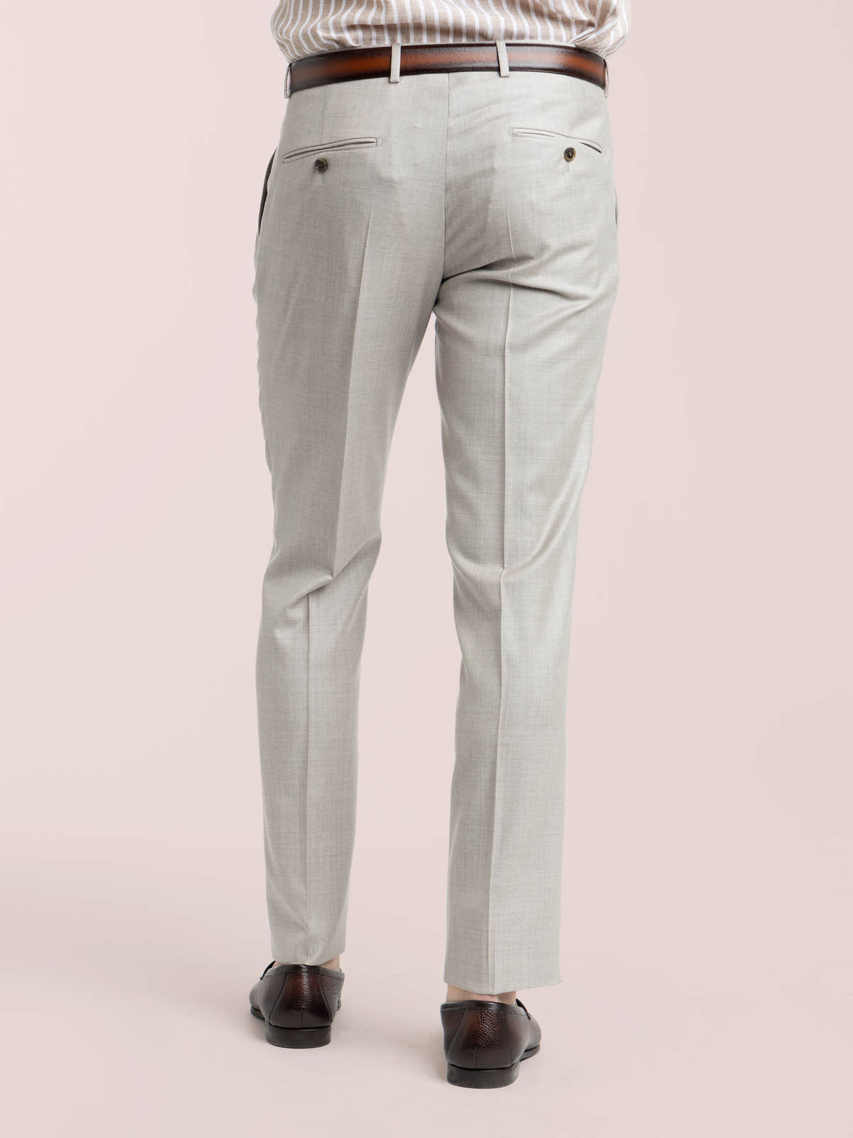 Grey Wool Trousers