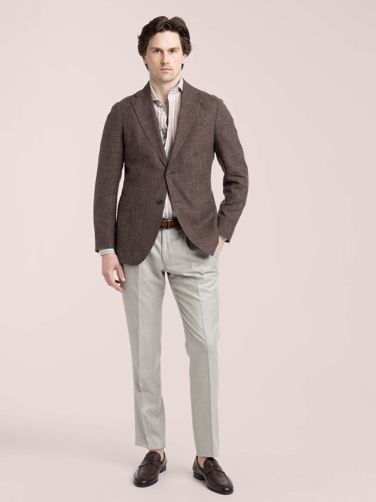 Grey Wool Trousers