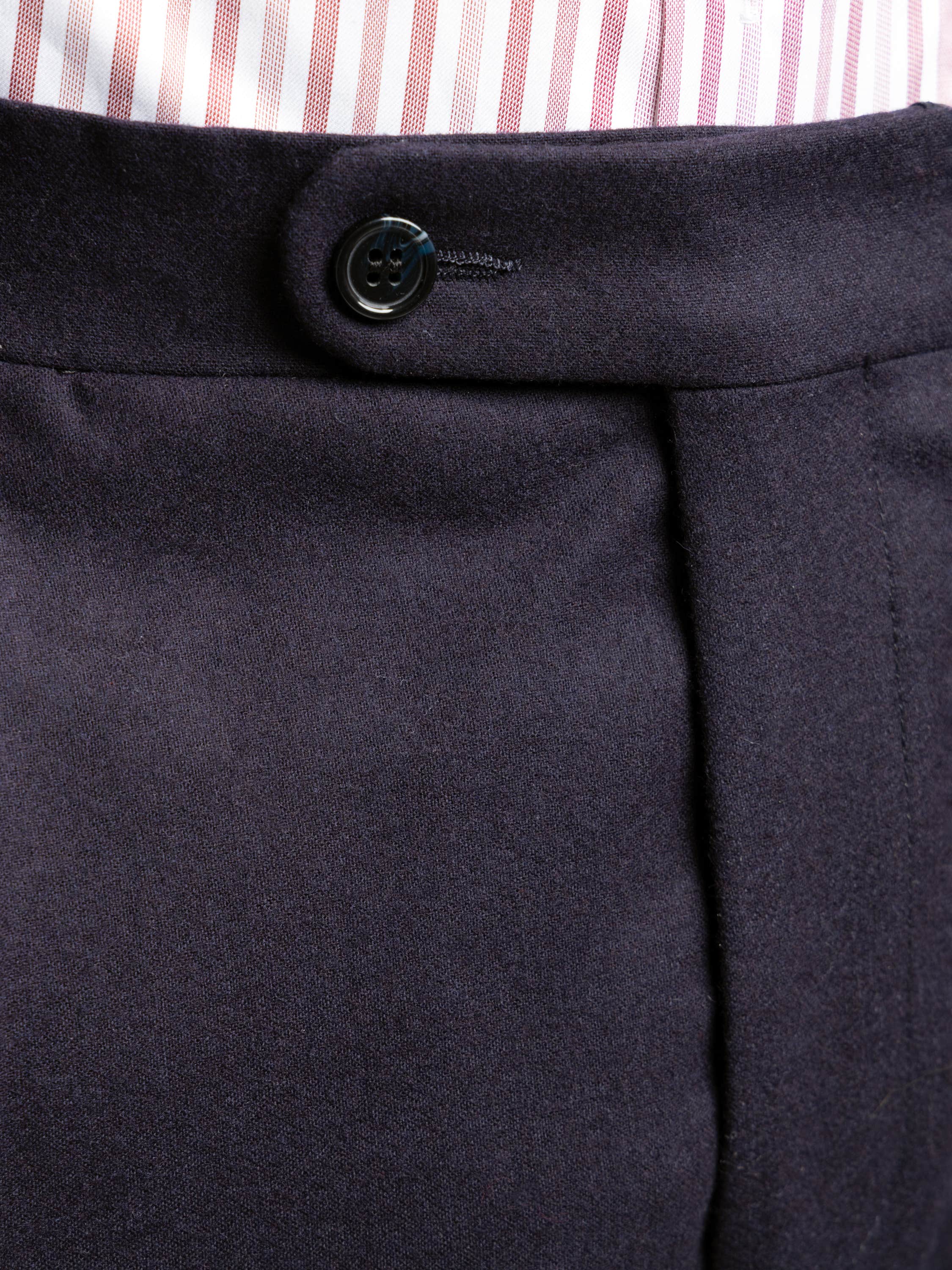 Navy Wool Dress Pant