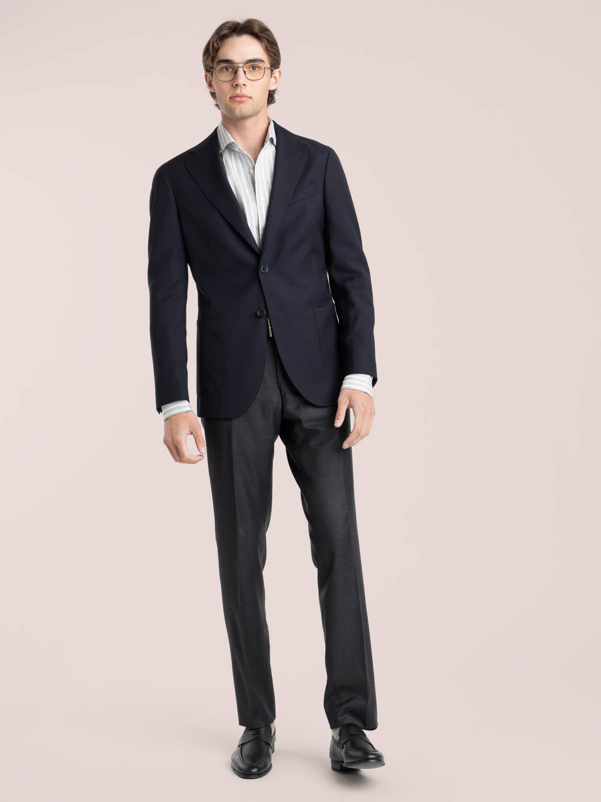 Navy Wool Sport Jacket