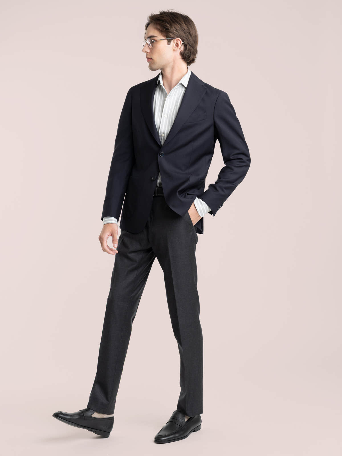Navy Wool Sport Jacket