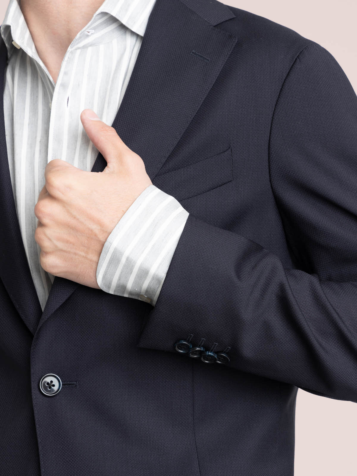 Navy Wool Sport Jacket