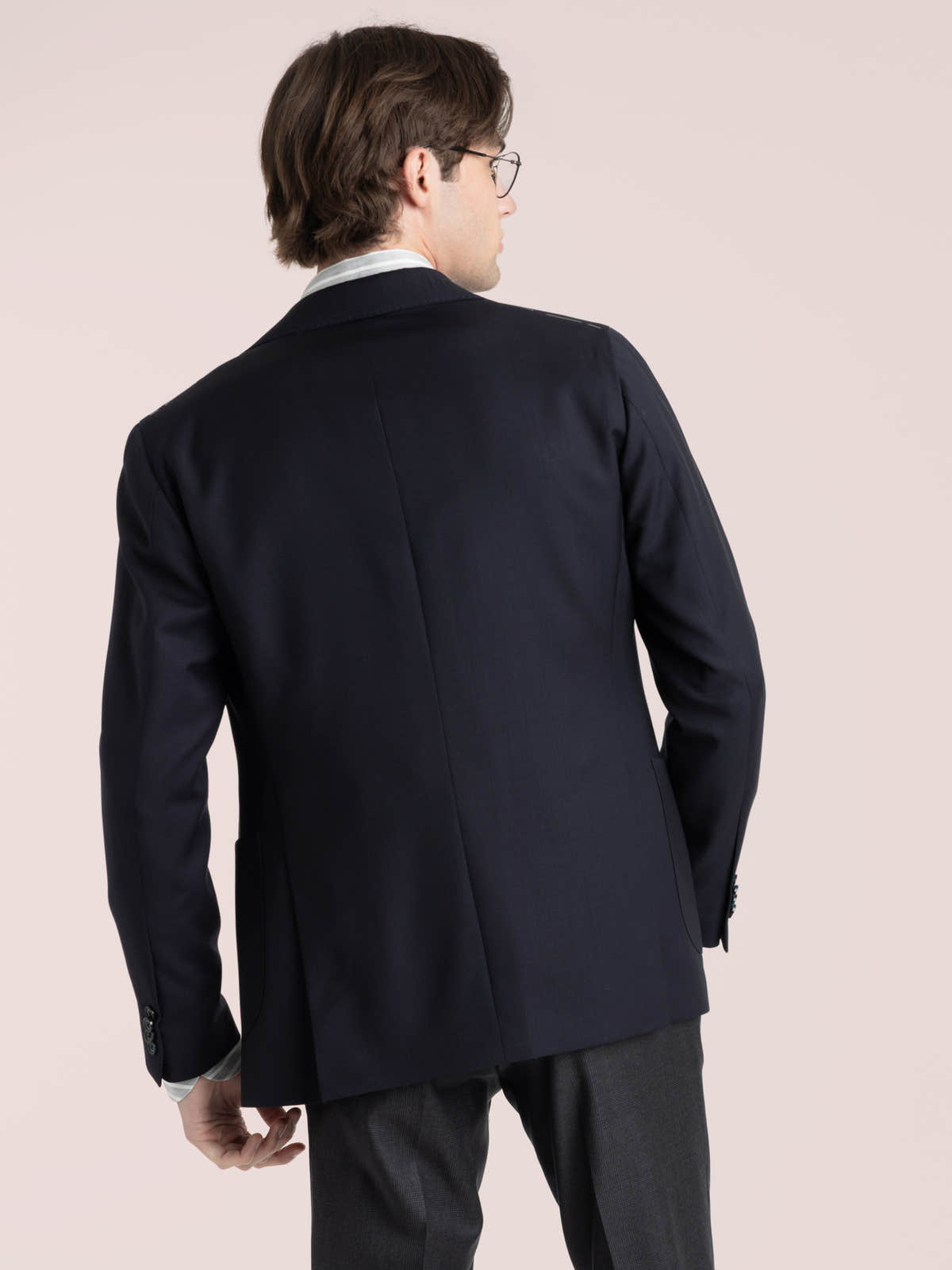 Navy Wool Sport Jacket