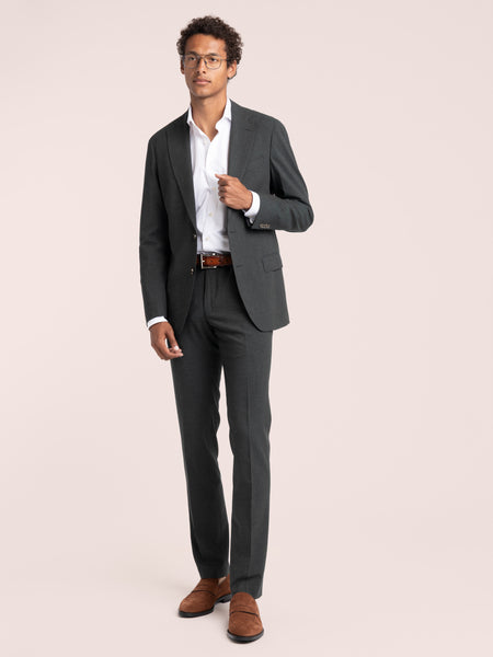 Dark Green Check Wool Suit – The Helm Clothing