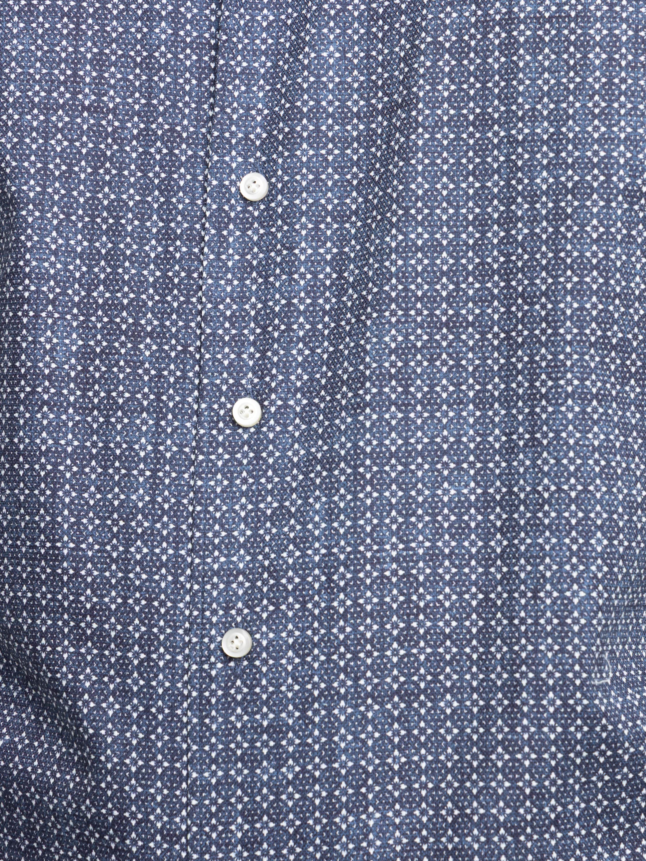 Navy Luxe Sartorial Dobby Dress Shirt
