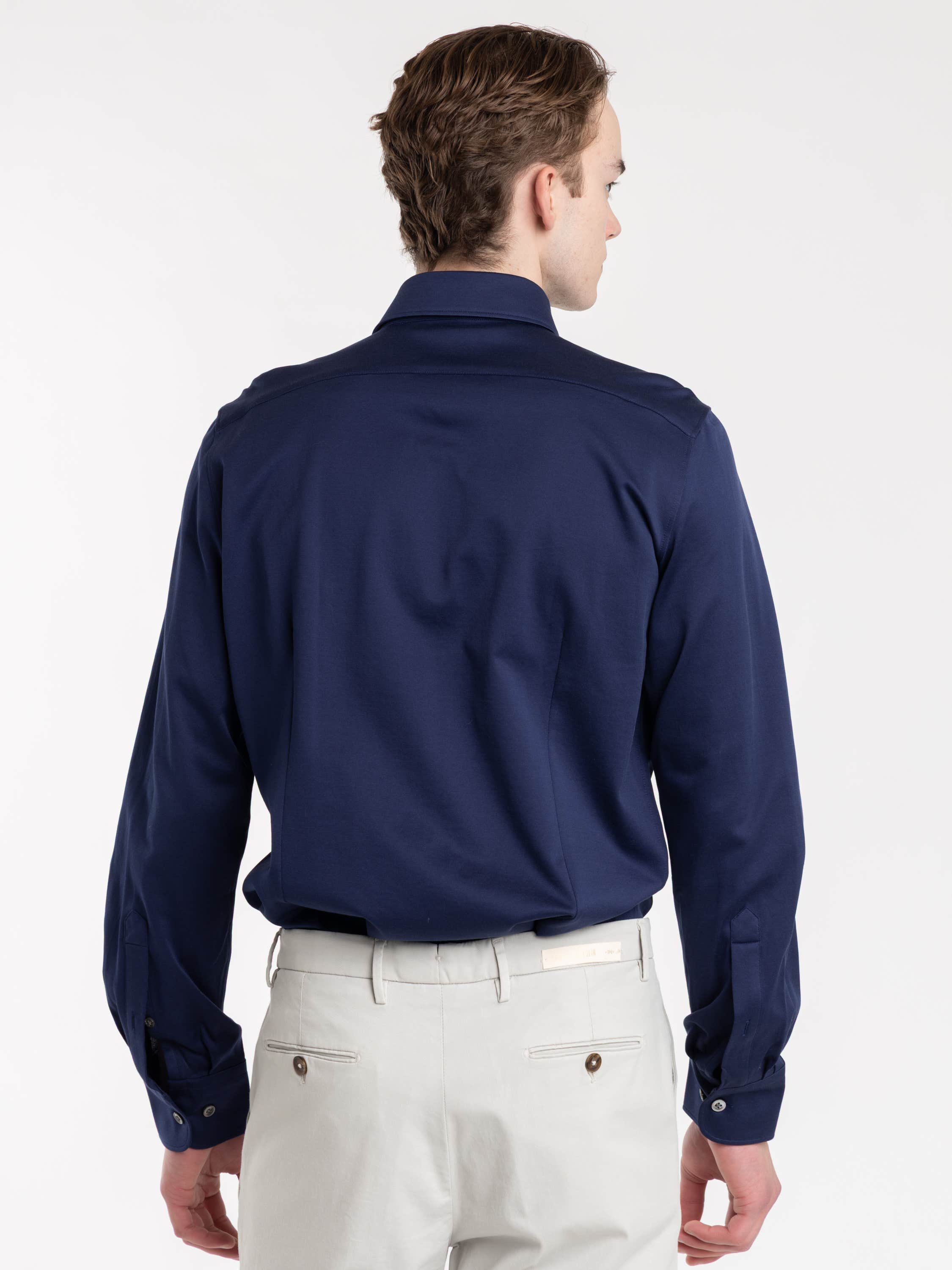Navy Luxury Modern Fit Shirt
