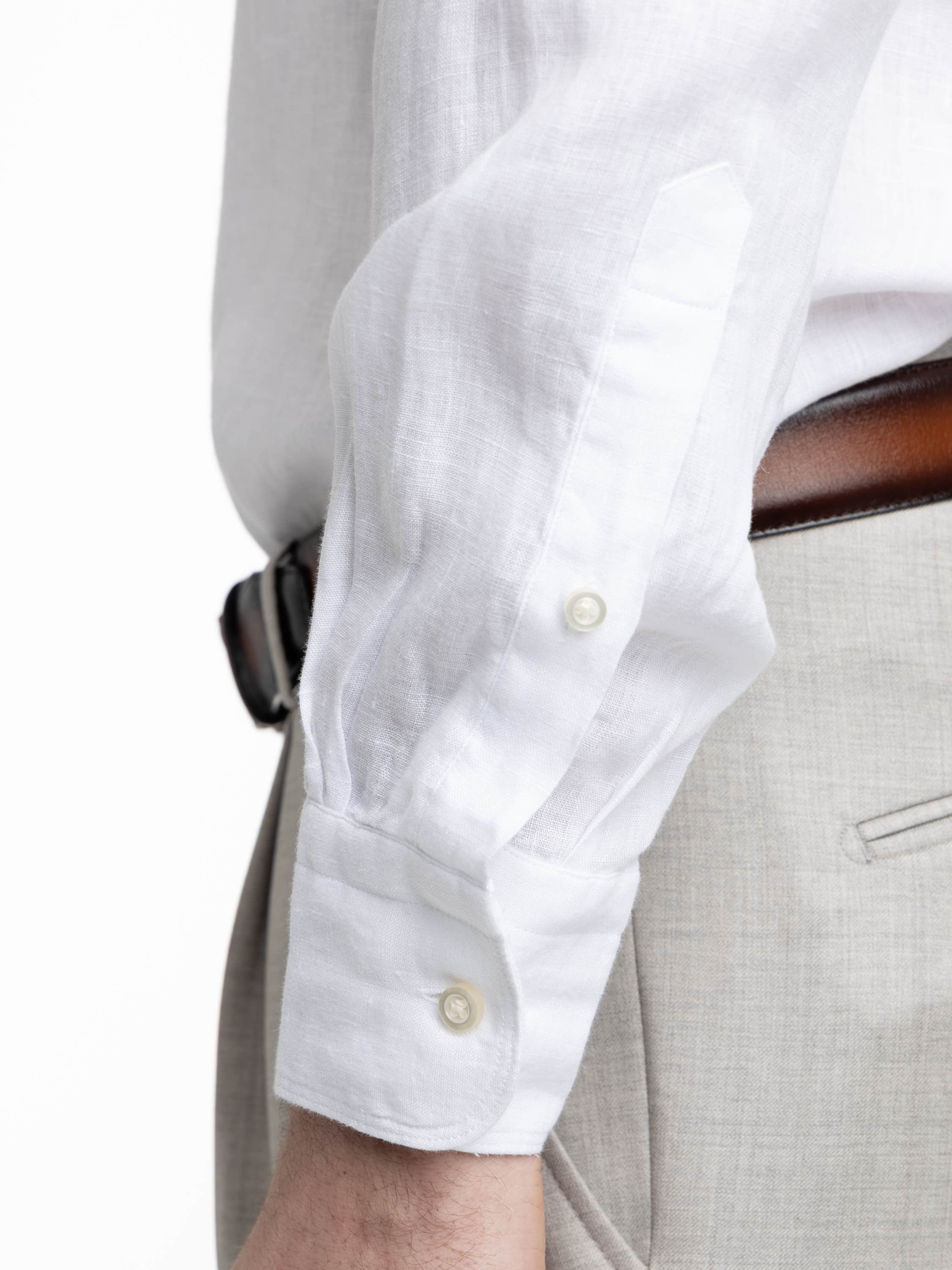 White Premium Linen Shirt