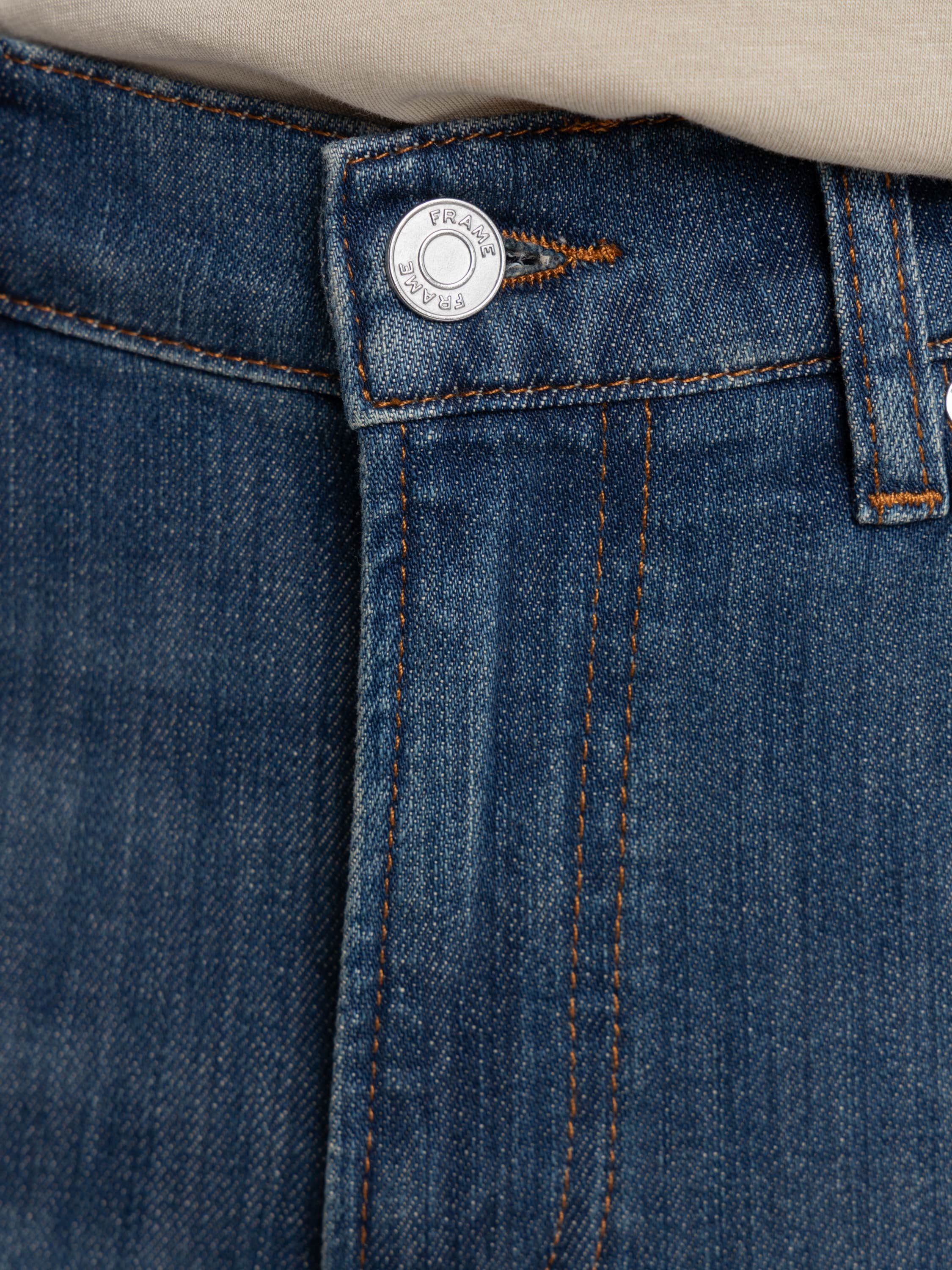 Belfort Blue L'Homme Slim Brushed Twill Jeans