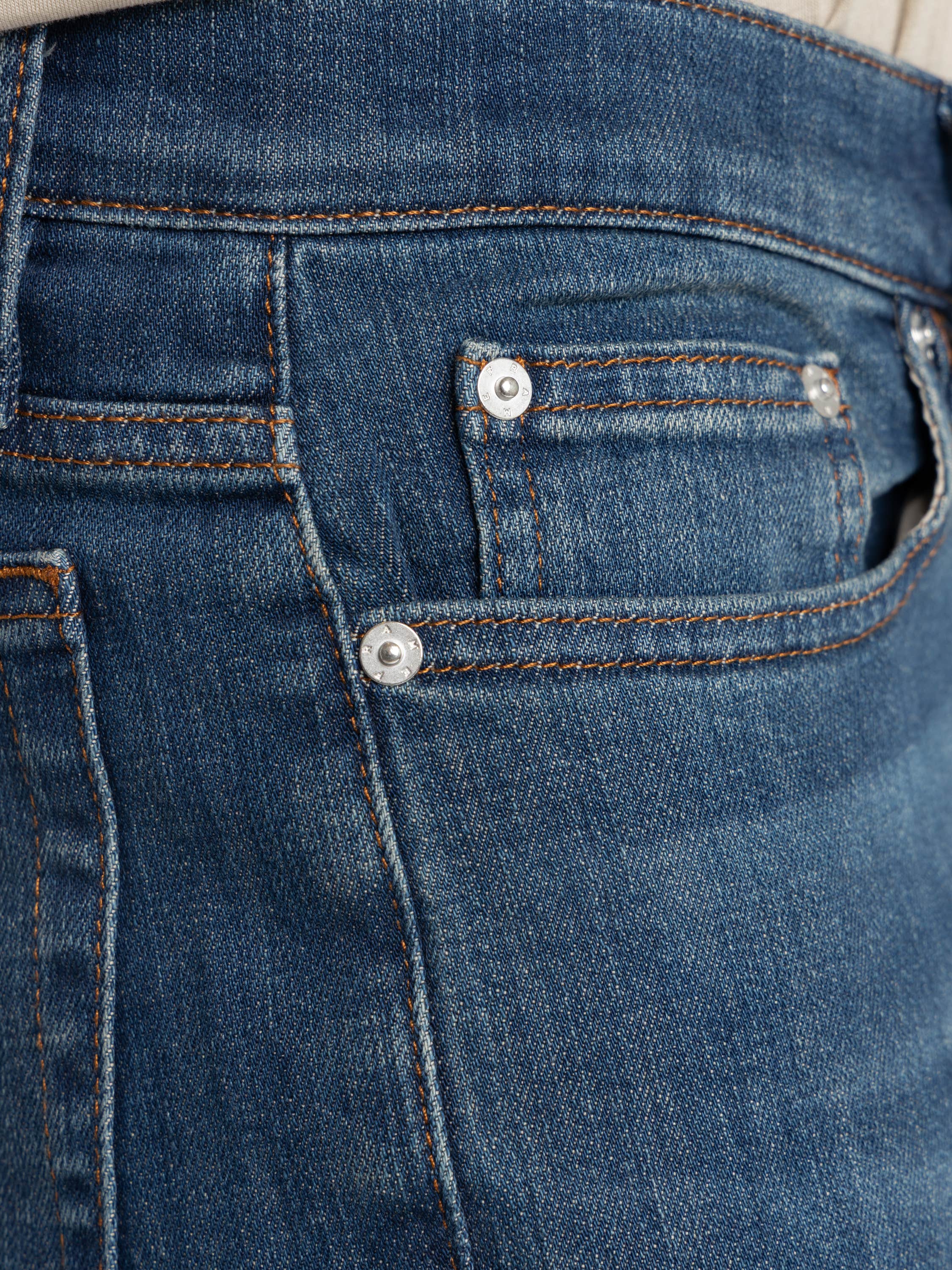 Belfort Blue L'Homme Slim Brushed Twill Jeans