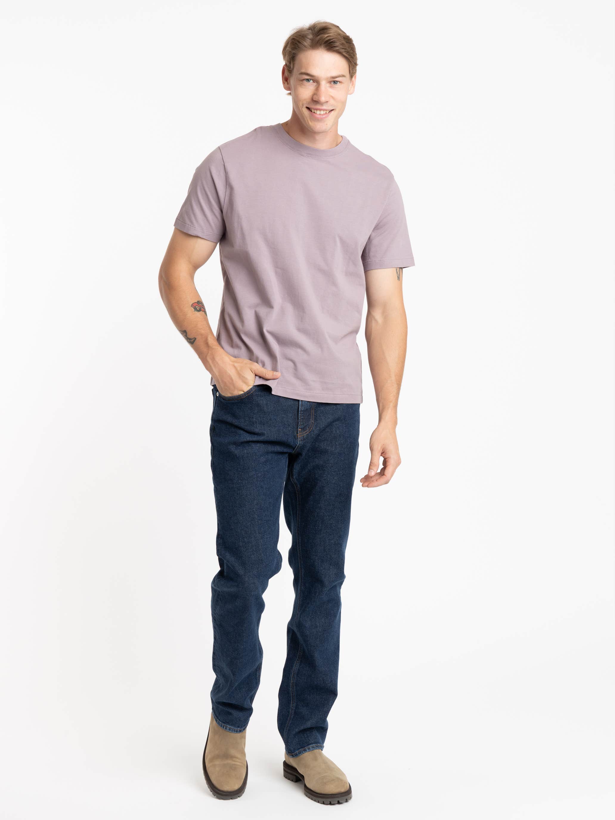 Lavendar Cotton Logo Tee