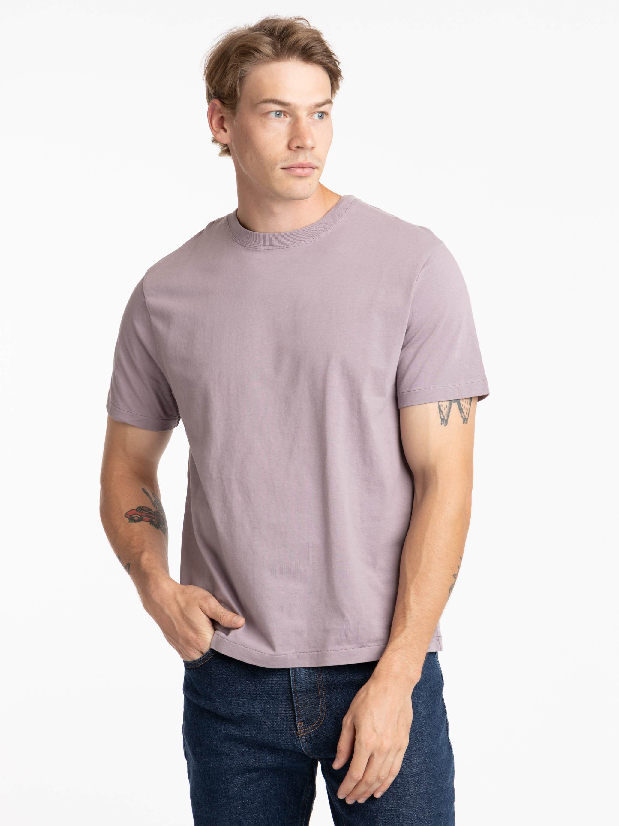 Lavendar Cotton Logo Tee