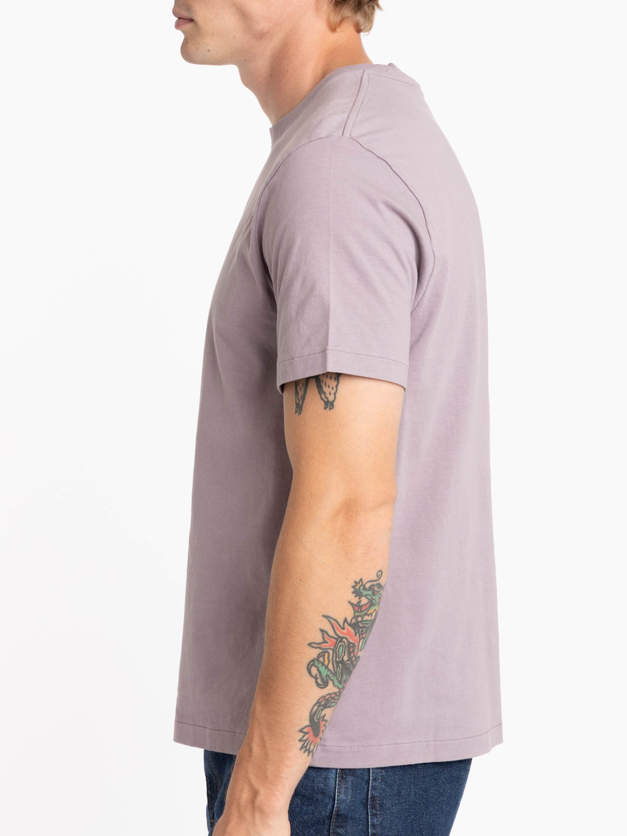 Lavendar Cotton Logo Tee