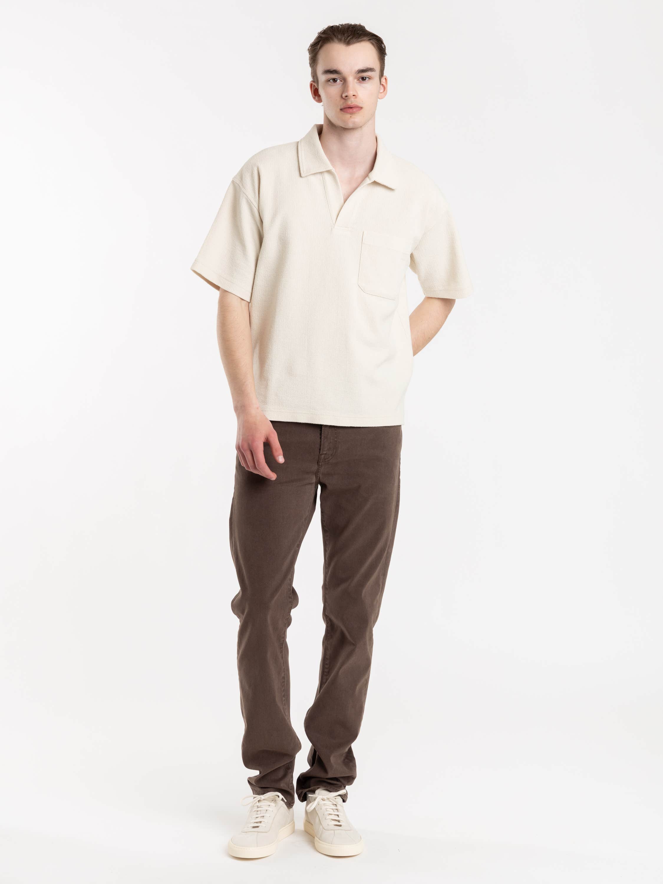 Light Stone Textured Polo