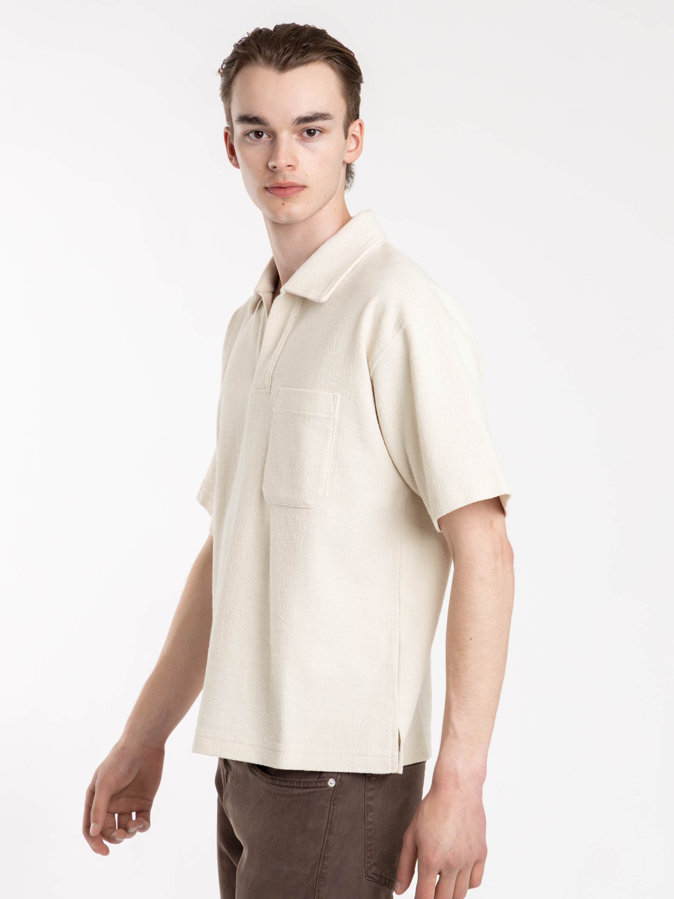 Light Stone Textured Polo