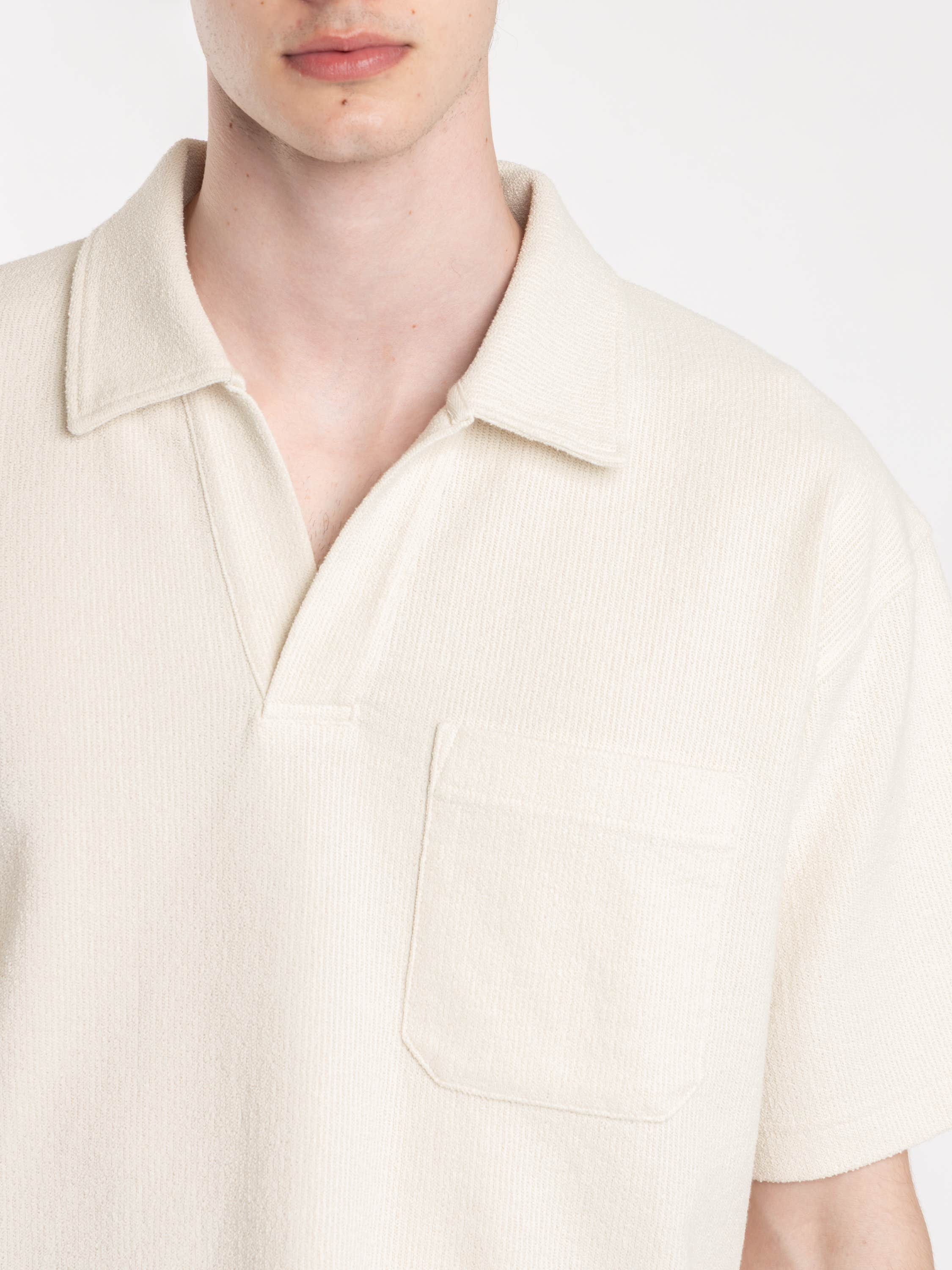 Light Stone Textured Polo