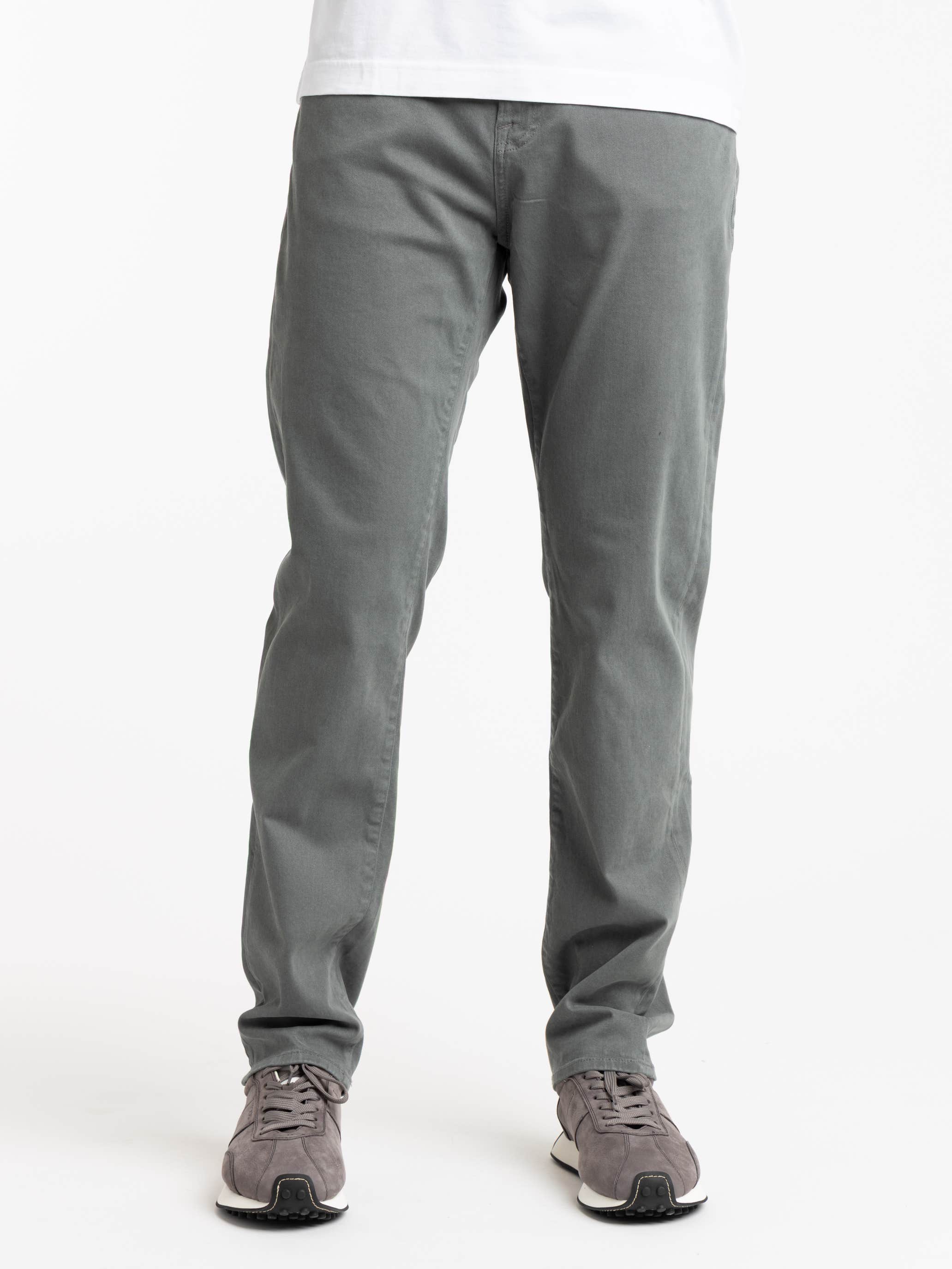 L'Homme Grey Slim Jean in Old Blue