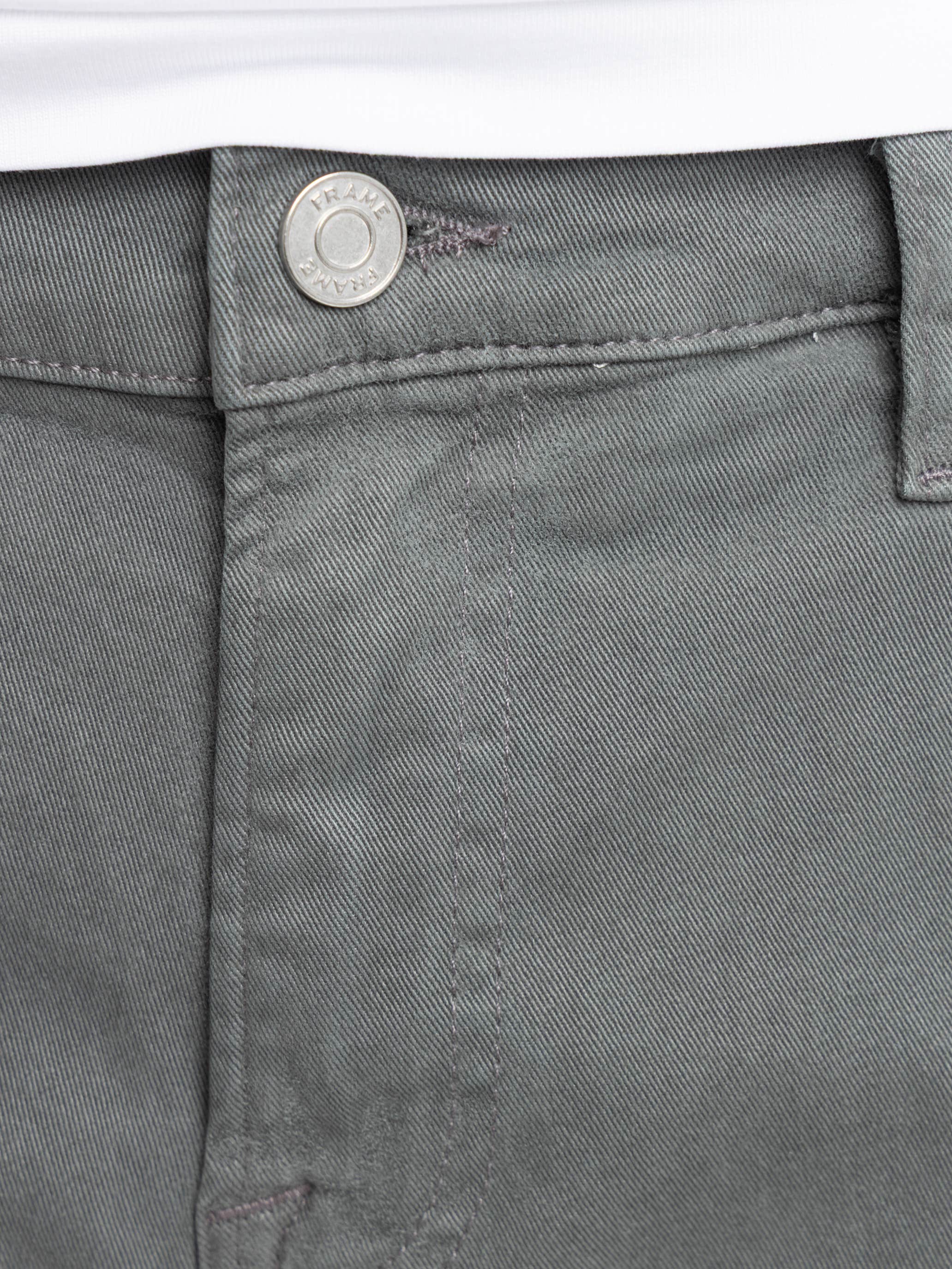 L'Homme Grey Slim Jean in Old Blue