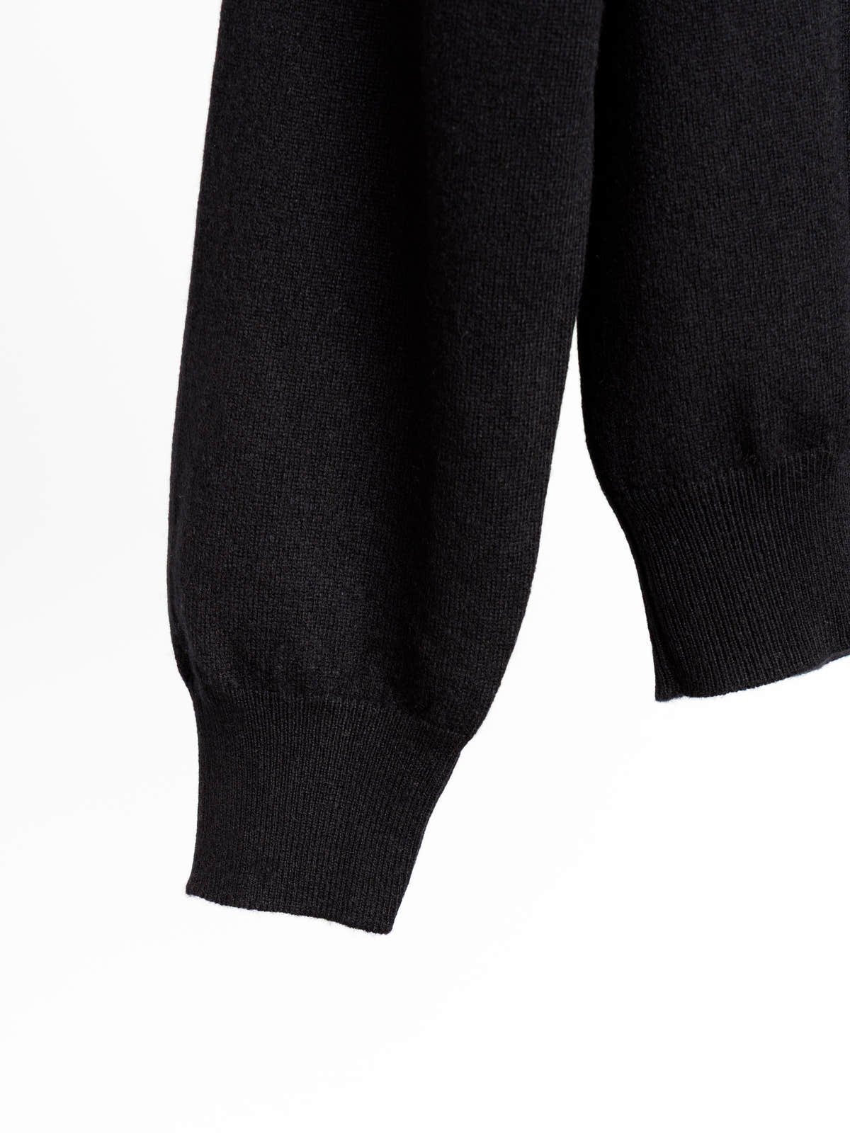 Black Cashmere Turtleneck Sweater