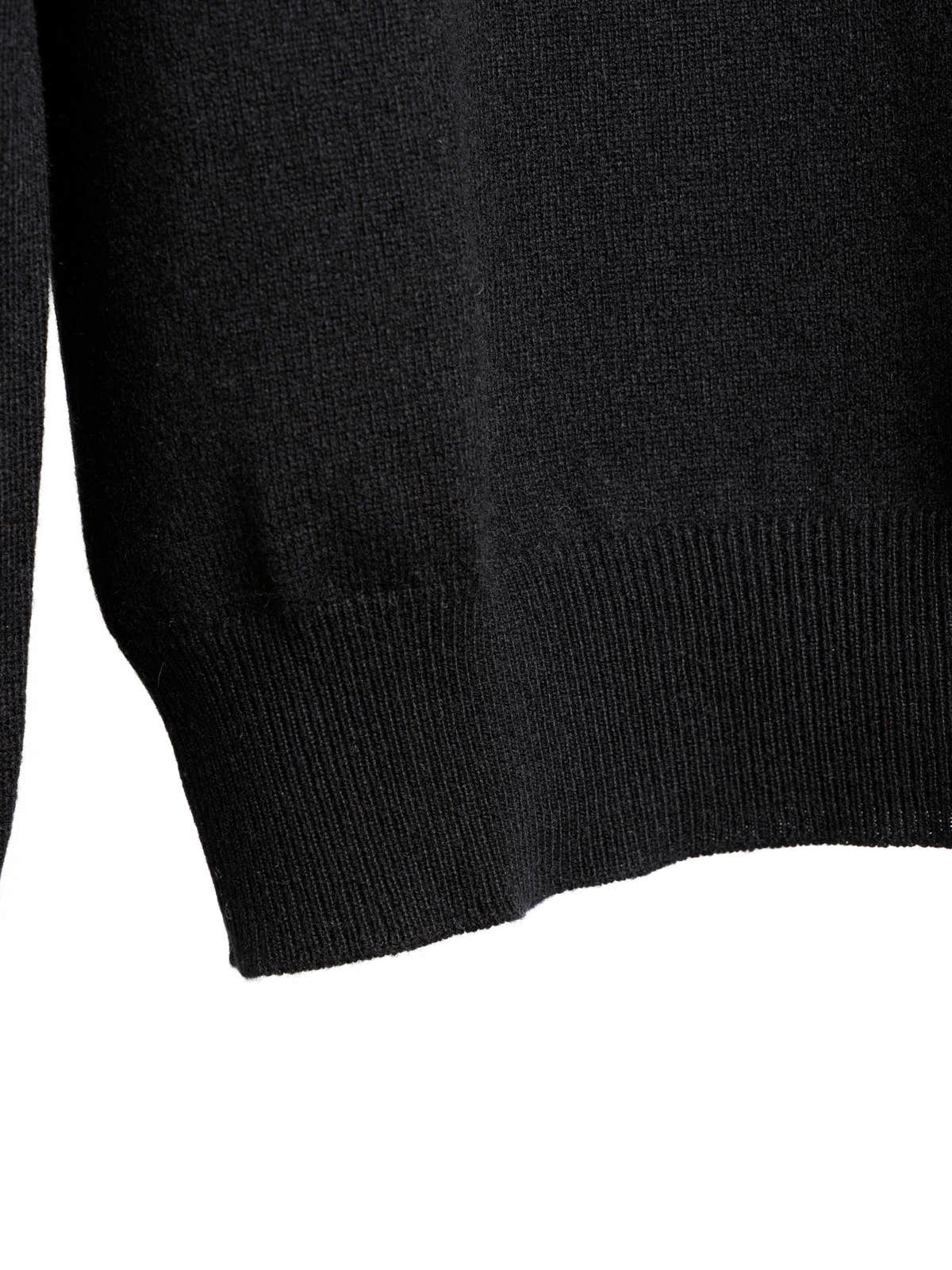 Black Cashmere Turtleneck Sweater