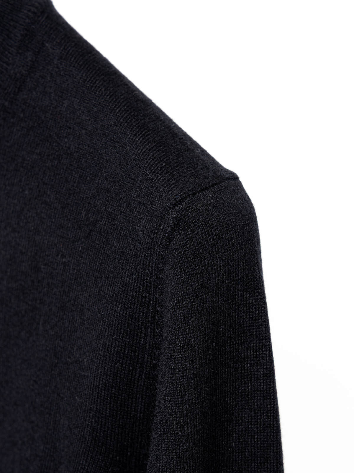 Black Cashmere Turtleneck Sweater