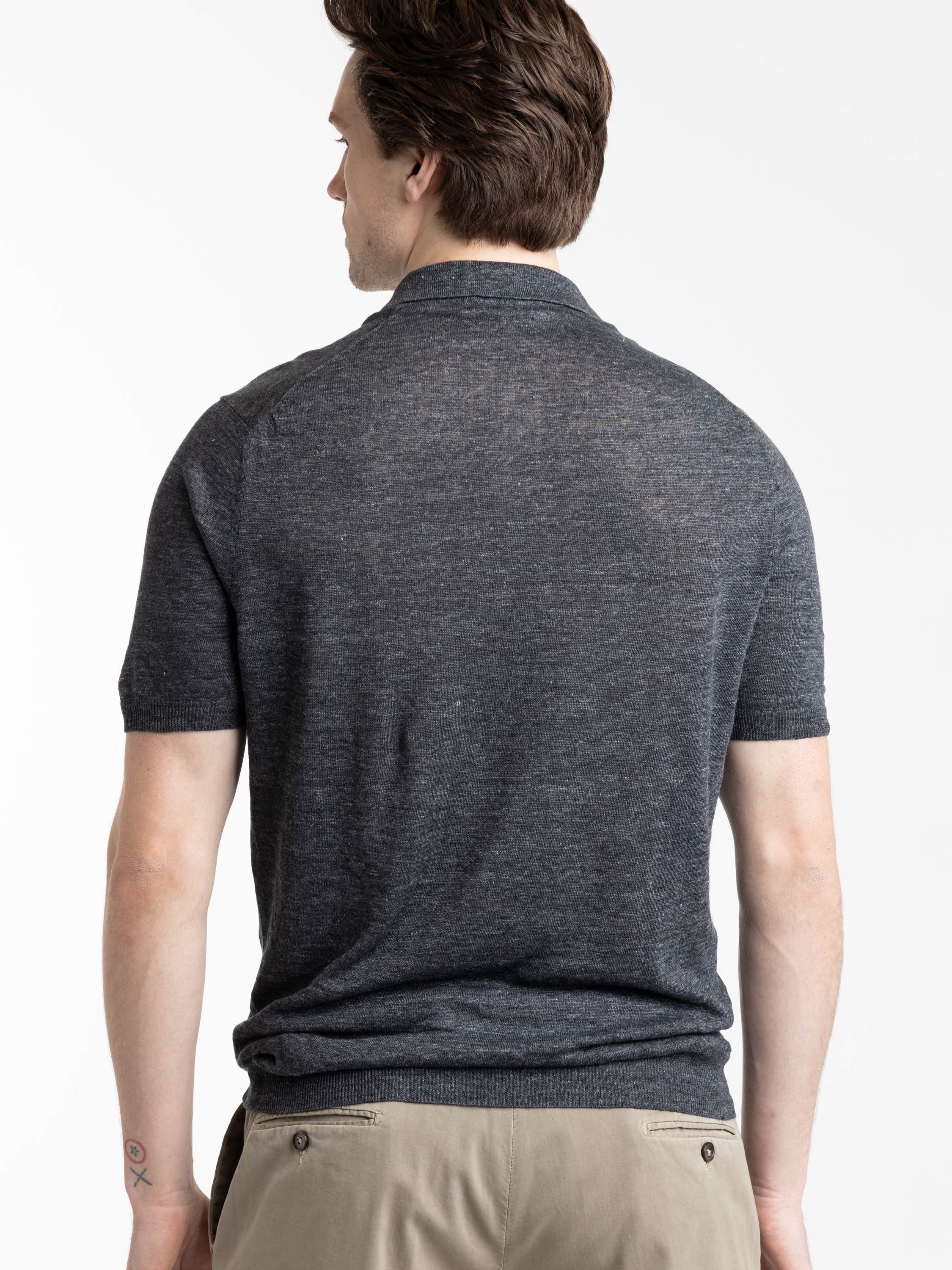 Black Refined Polo Shirt