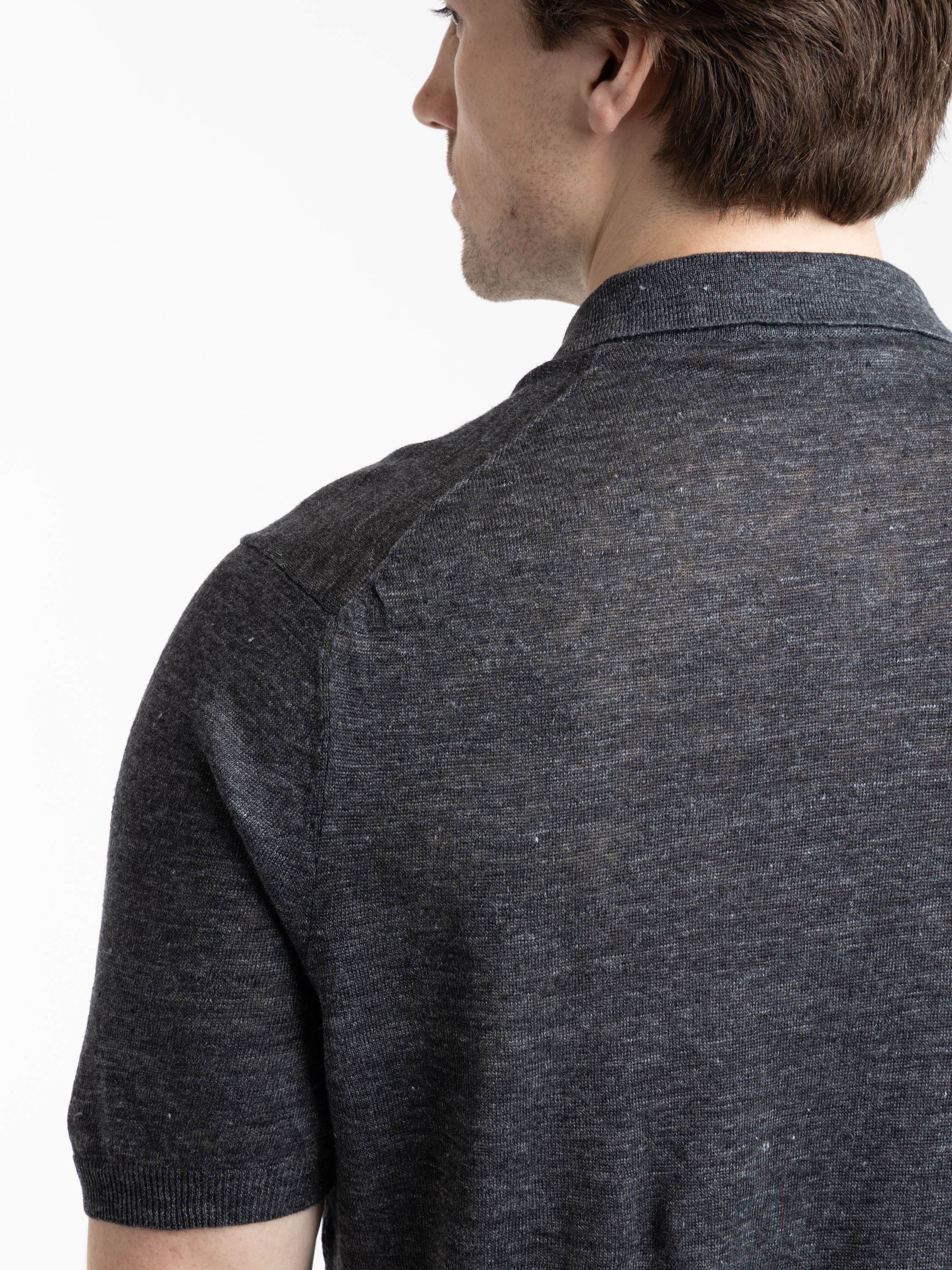 Black Refined Polo Shirt