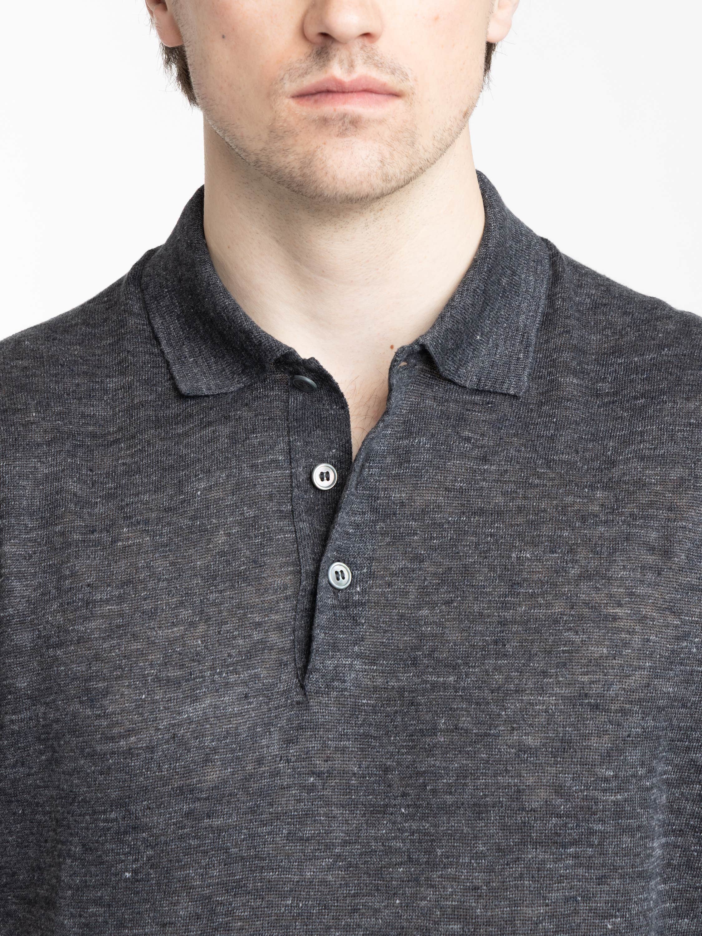 Black Refined Polo Shirt