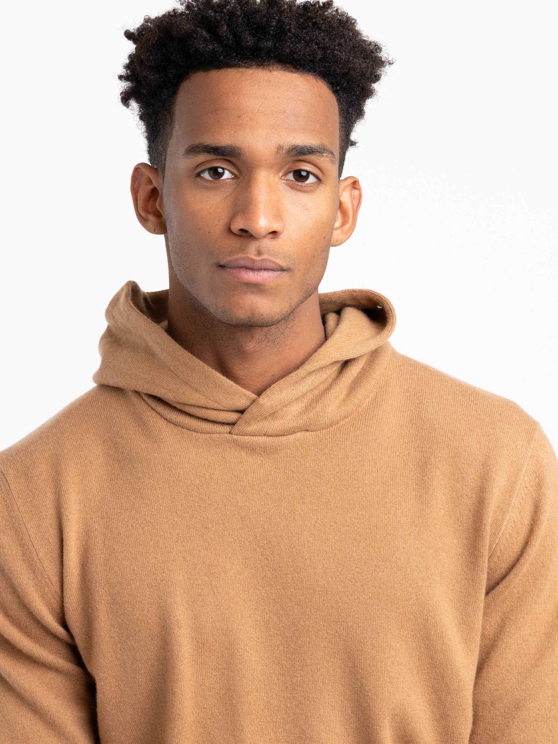 Tan Hooded Sweater