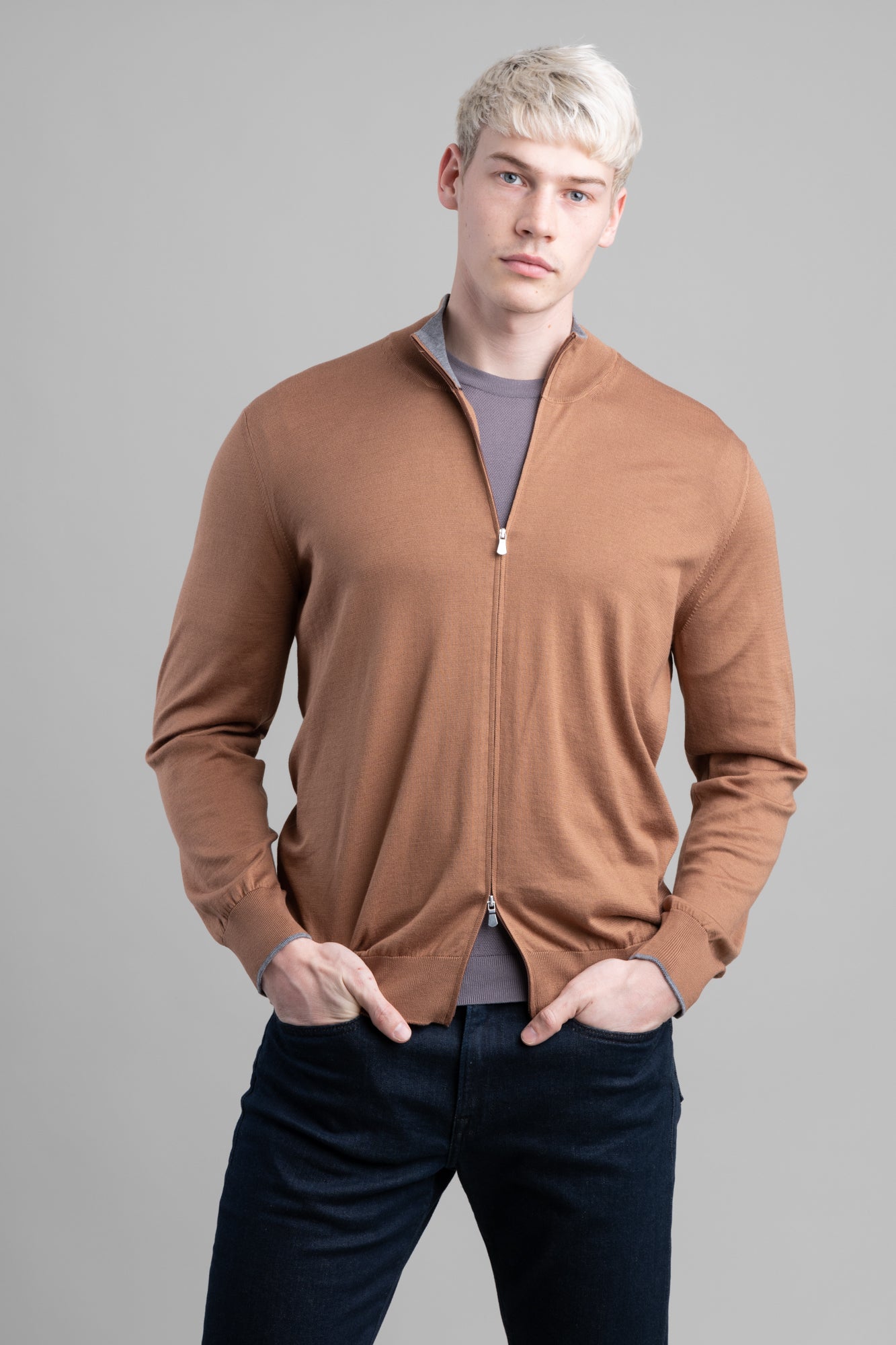 Gran sasso clearance full zip sweater