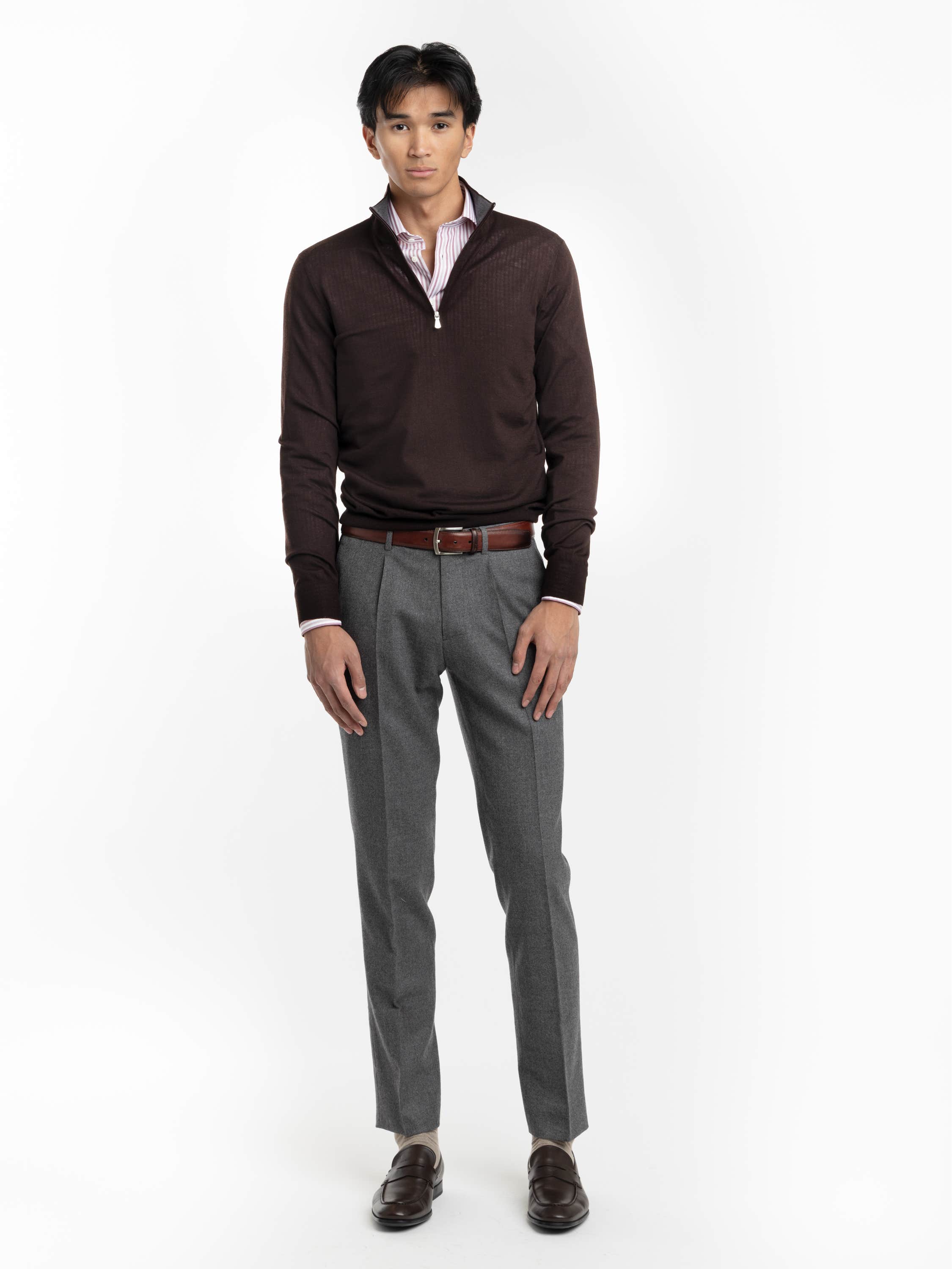 Dark Brown Wool Shirt