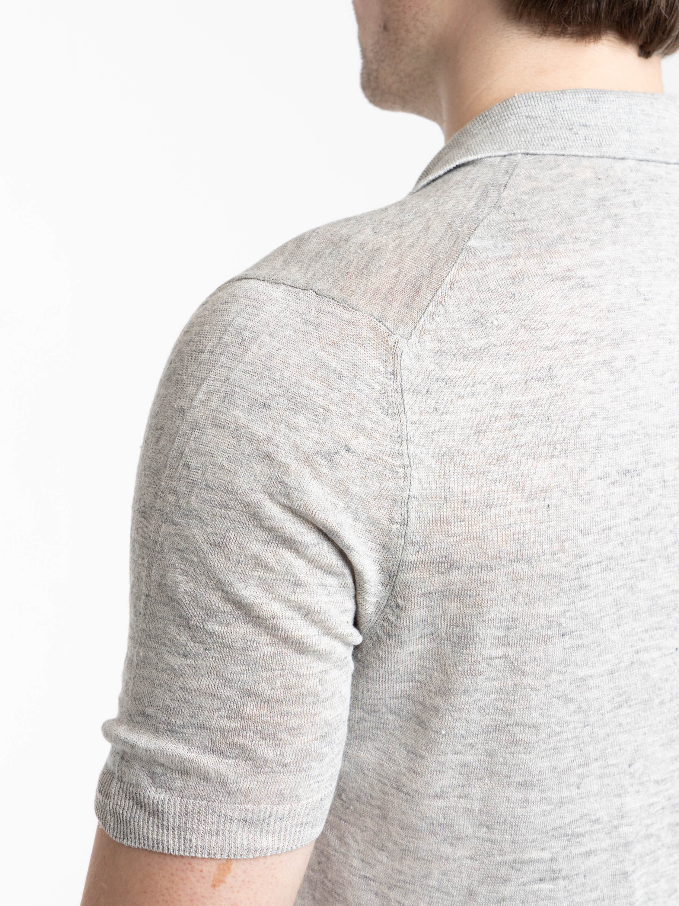 Light Grey Refined Polo Shirt