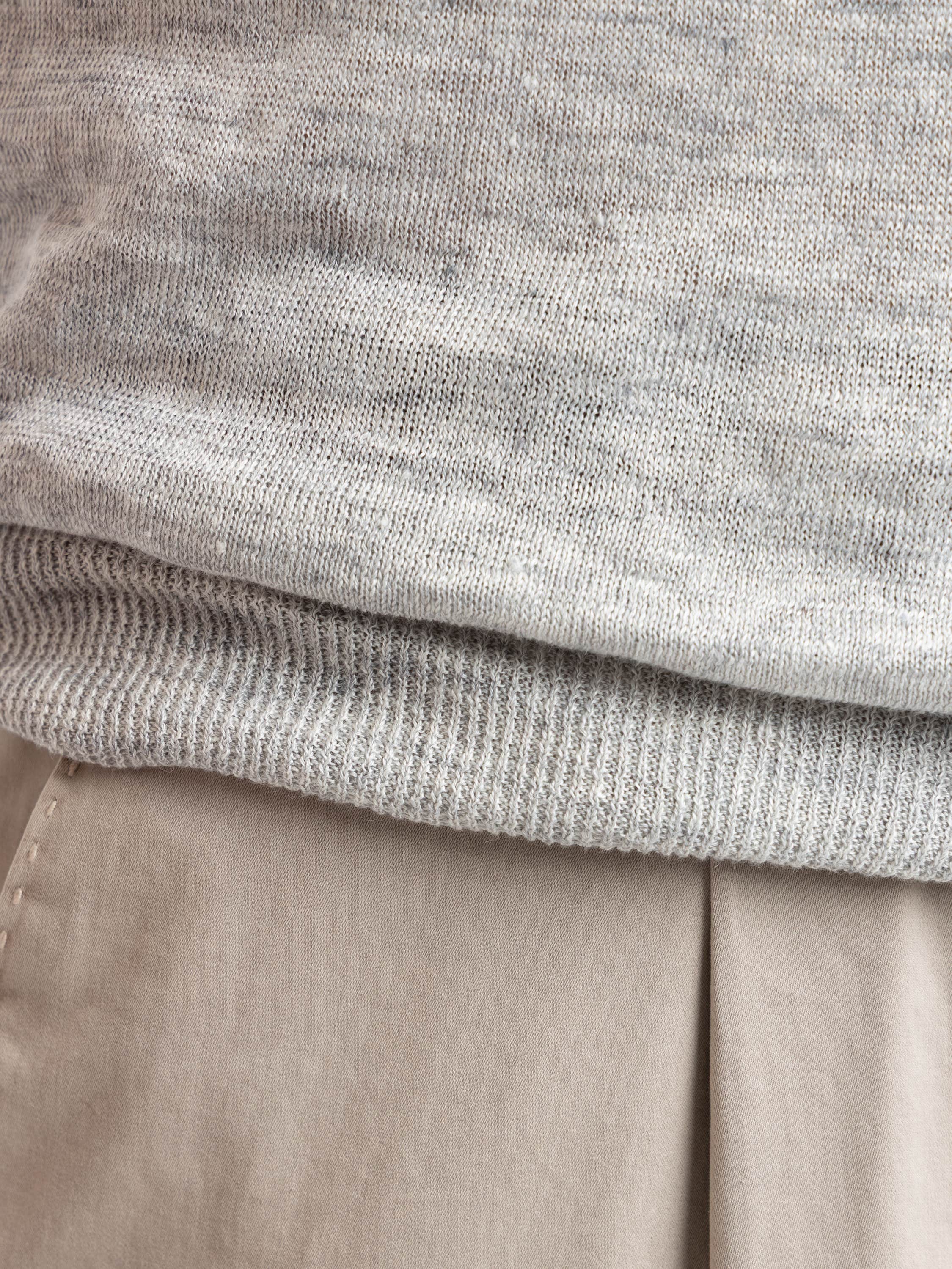 Light Grey Refined Polo Shirt