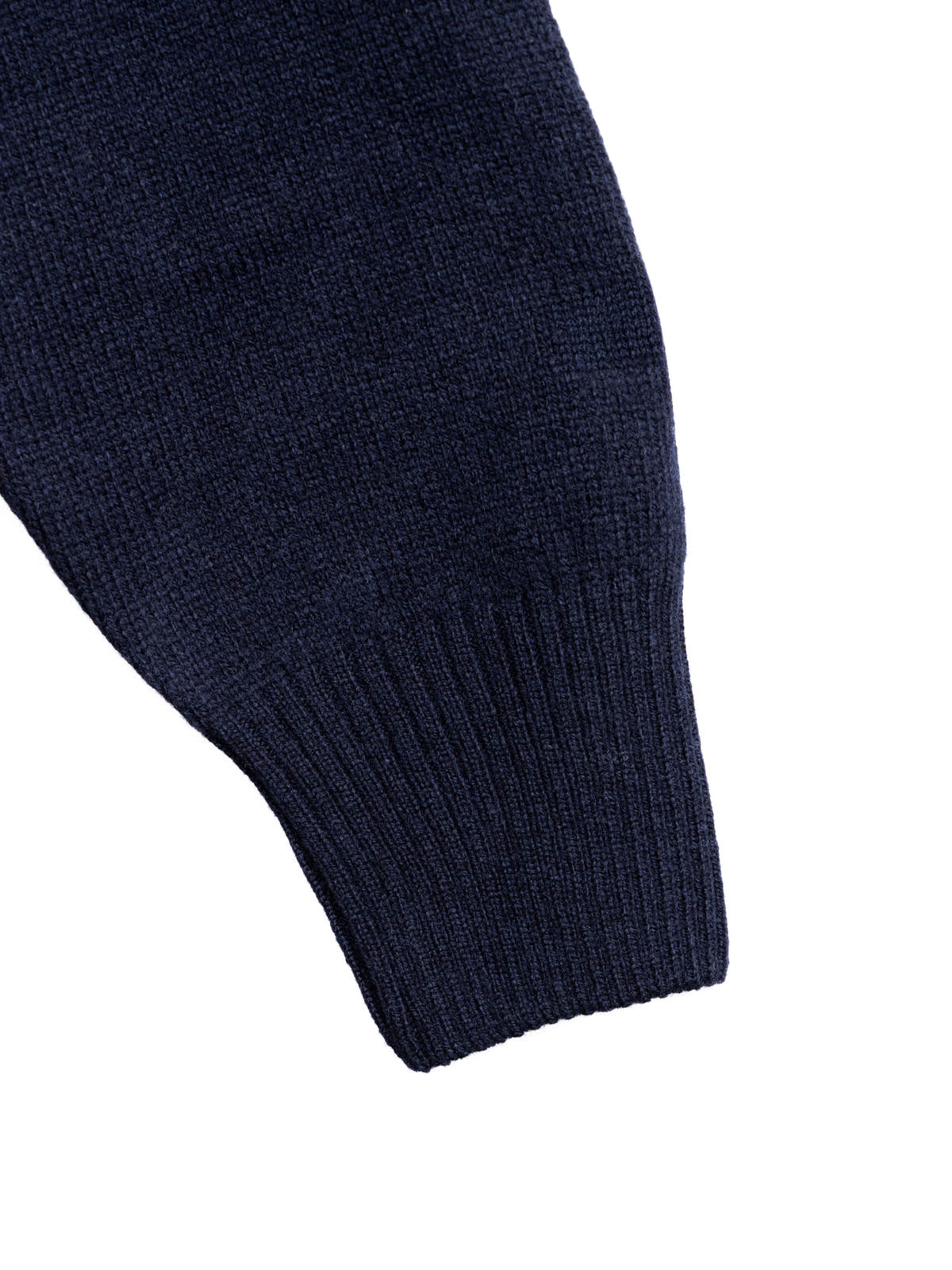 Navy Super Geelong Wool Cardigan