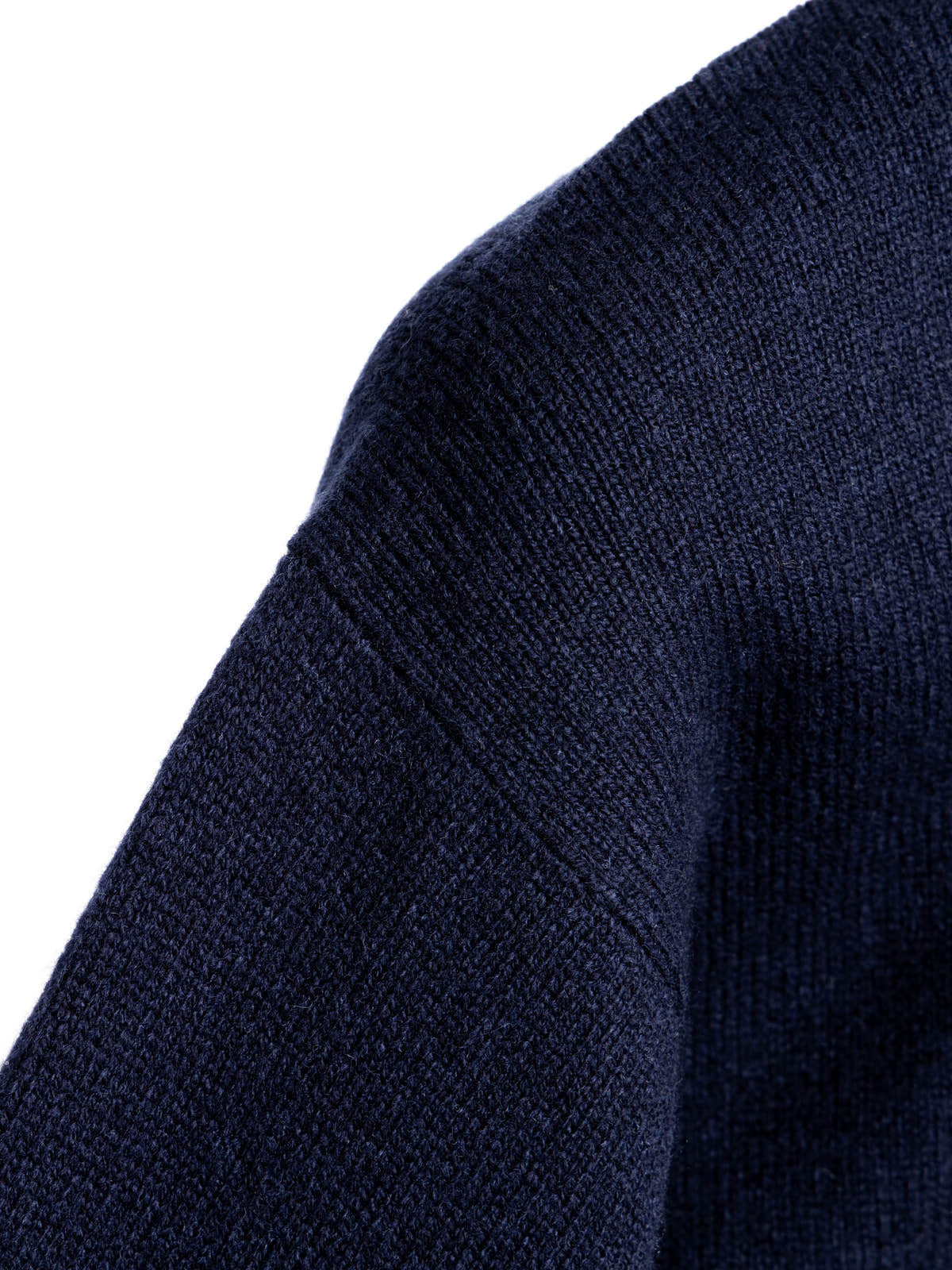 Navy Super Geelong Wool Cardigan